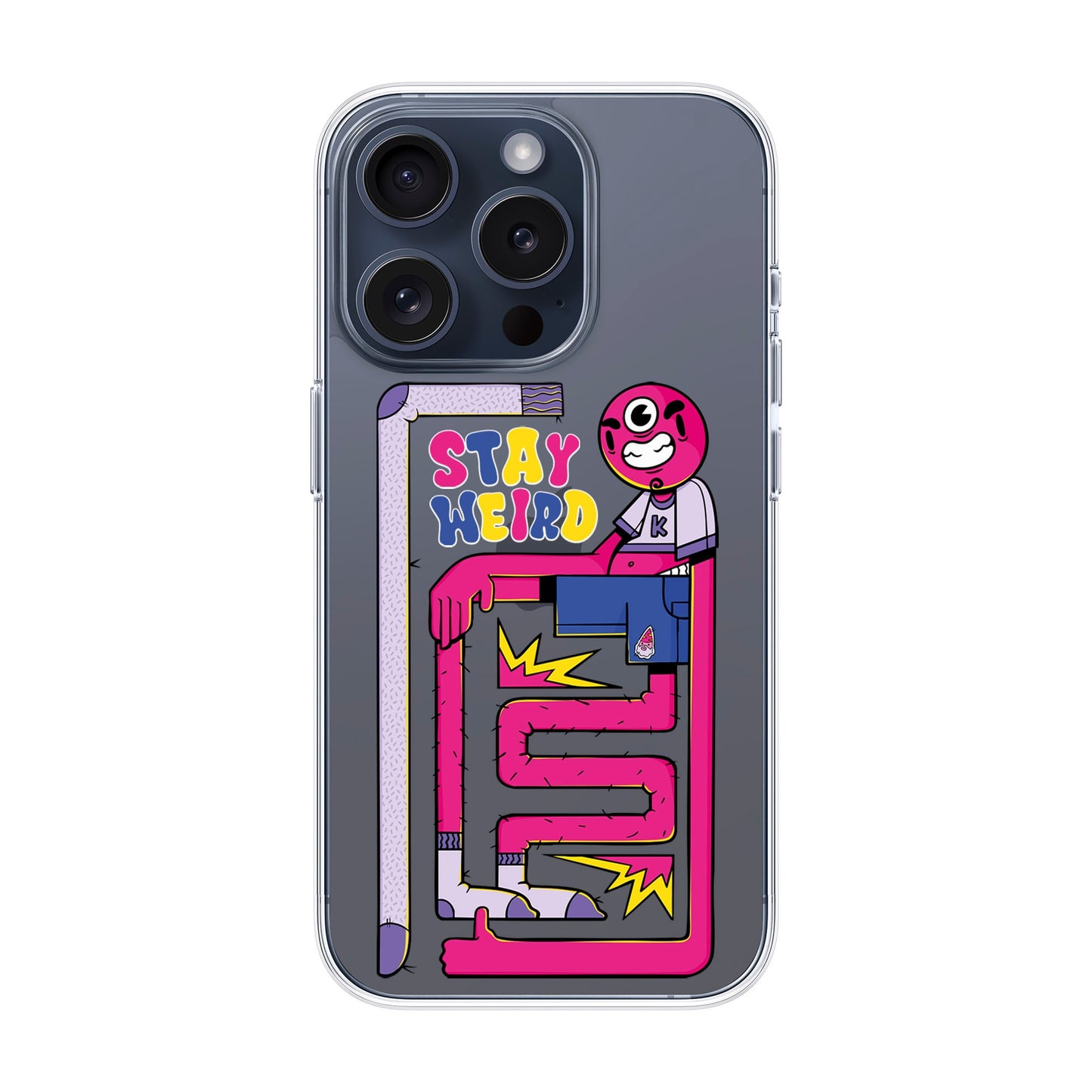 OG TOOTHY-iPhone 15 Pro Solid Kılıf