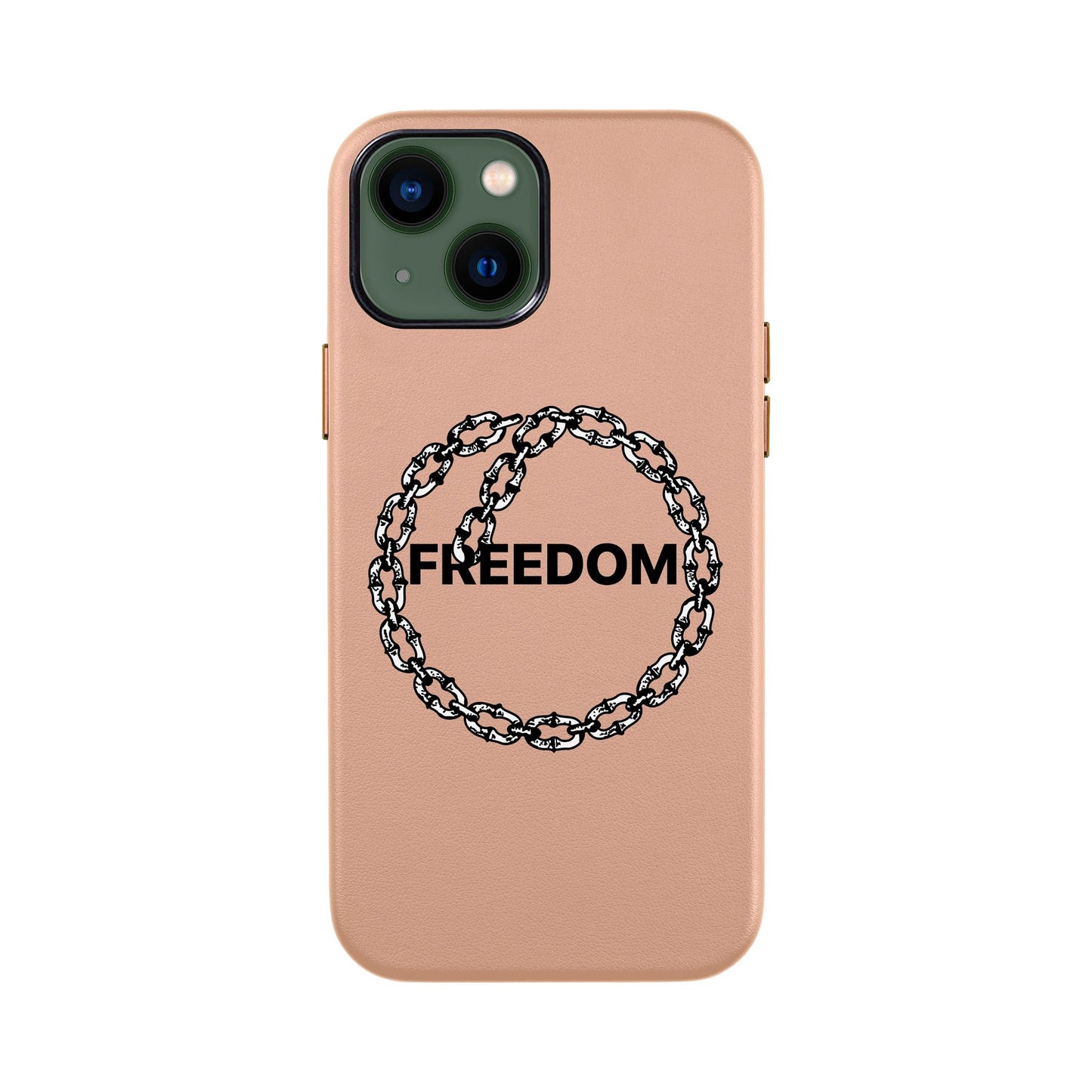 FREEDOM-iPhone 13 Mini Leather Kılıf