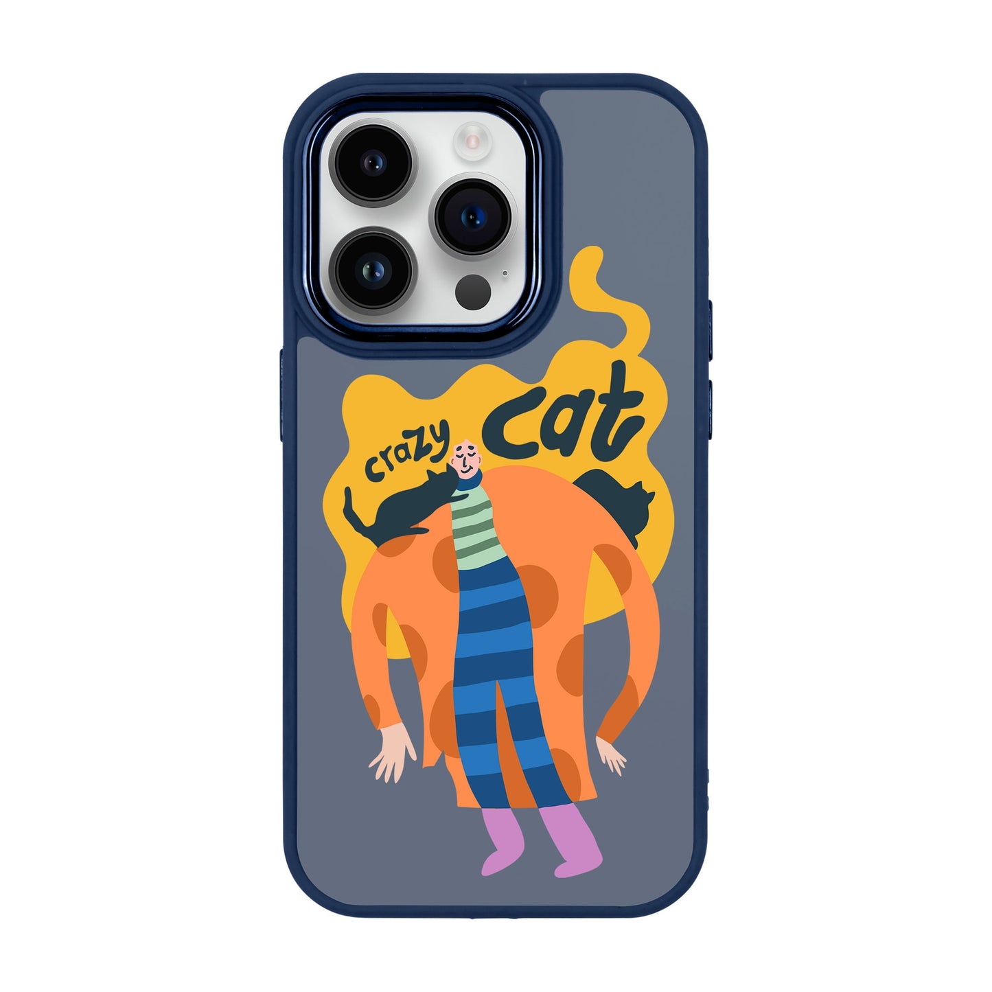 CRAZY CAT-iPhone 14 Pro Proof Kılıf