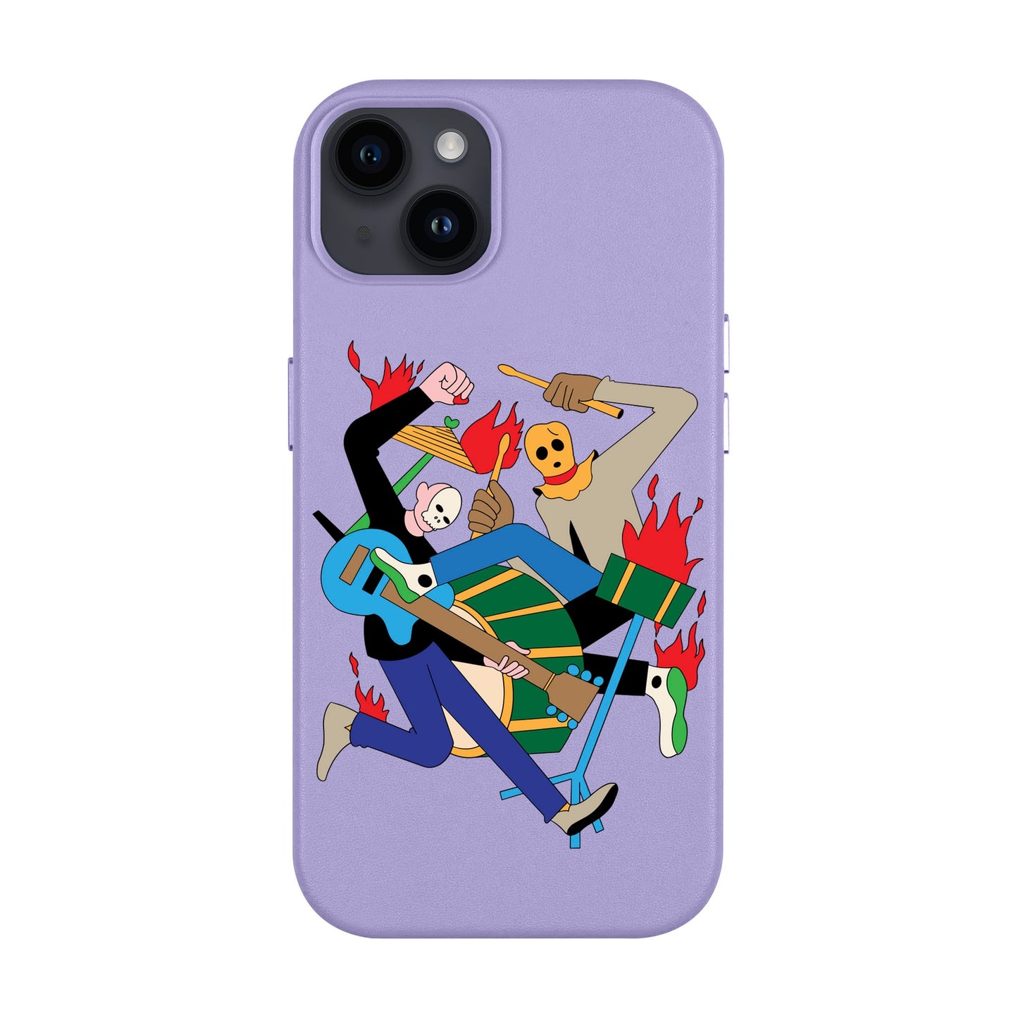 MONSTER MASH-iPhone 14 Plus Leather Kılıf MagSafe Özellikli