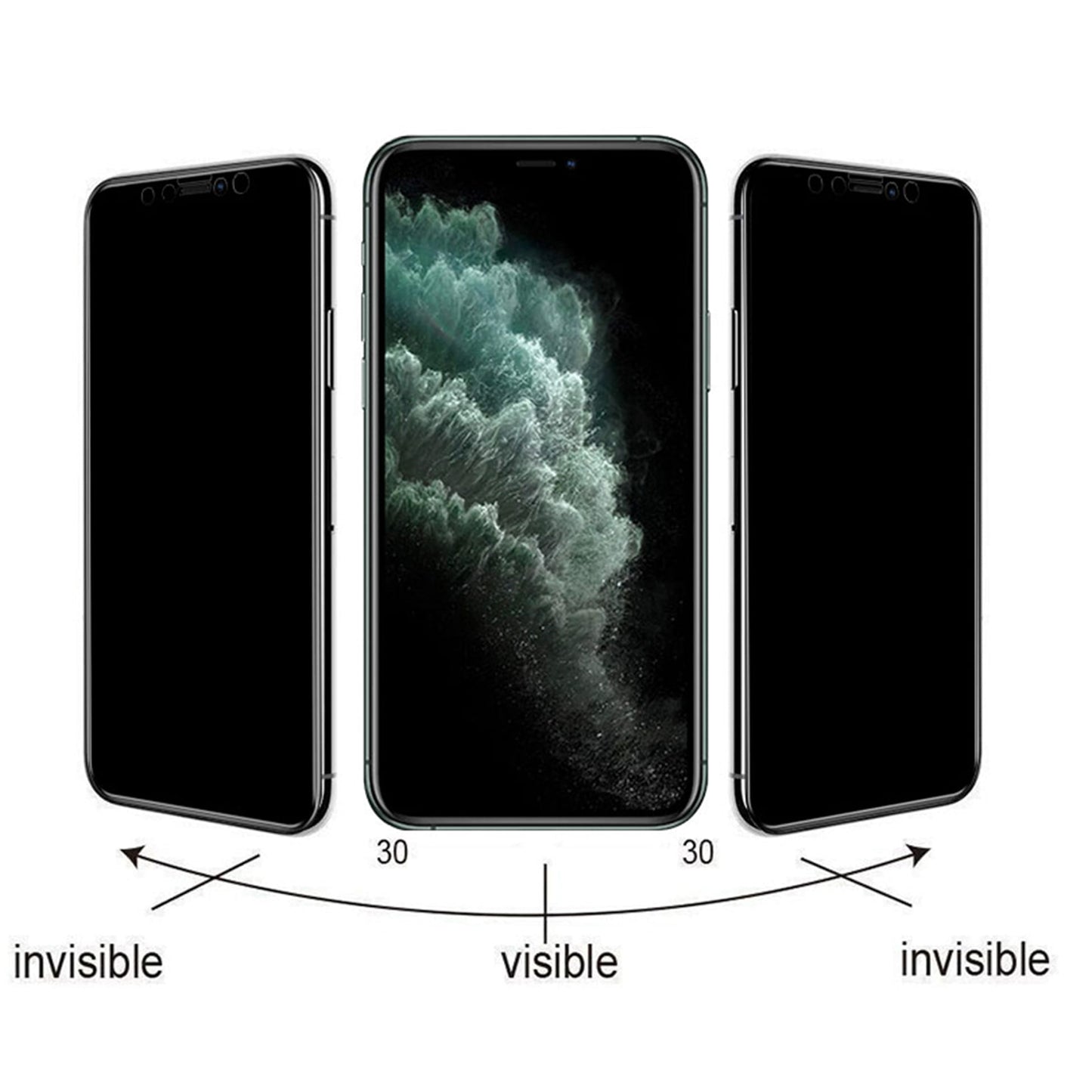 NEW-iPhone 15 Kolay Kurulum 5D Magic Hayalet Cam Ekran Koruyucu