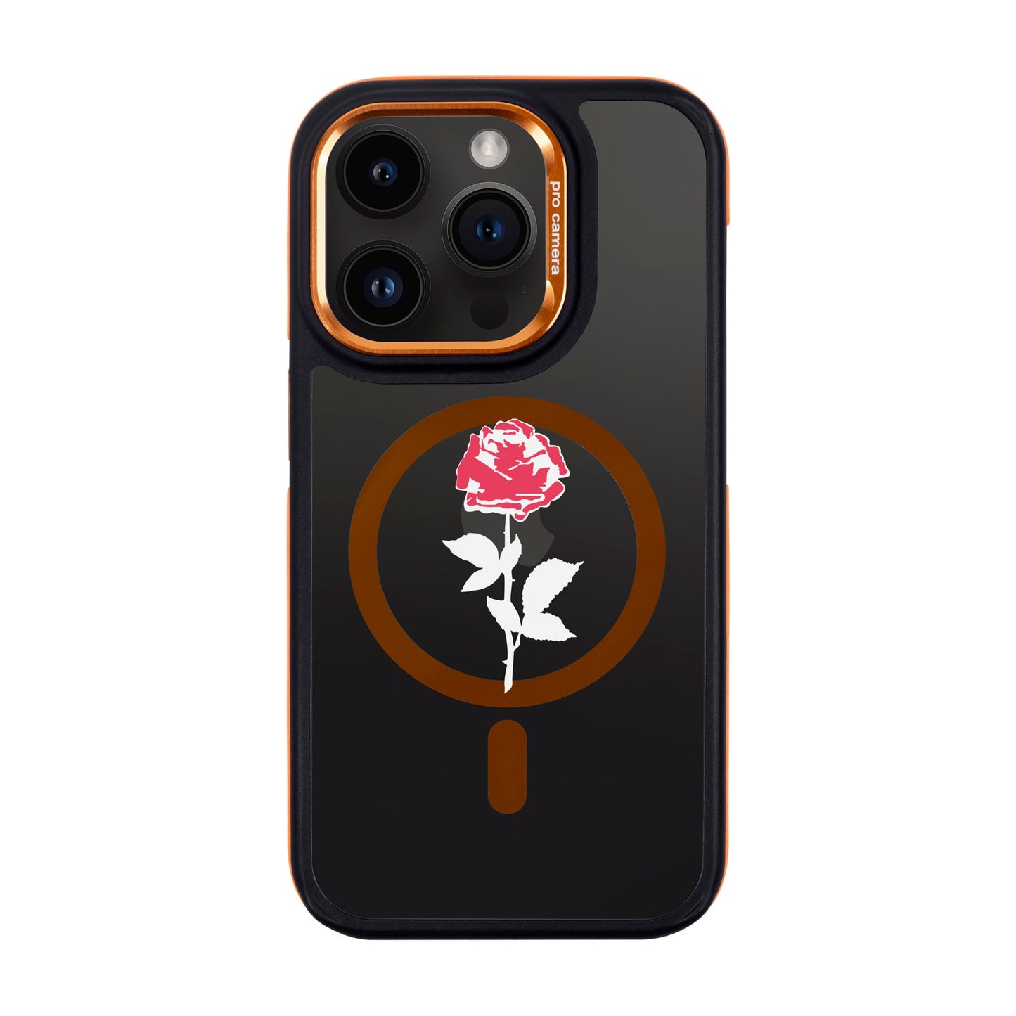 NATUREL ROSE-iPhone 14 Pro Dark Kılıf MagSafe Özellikli