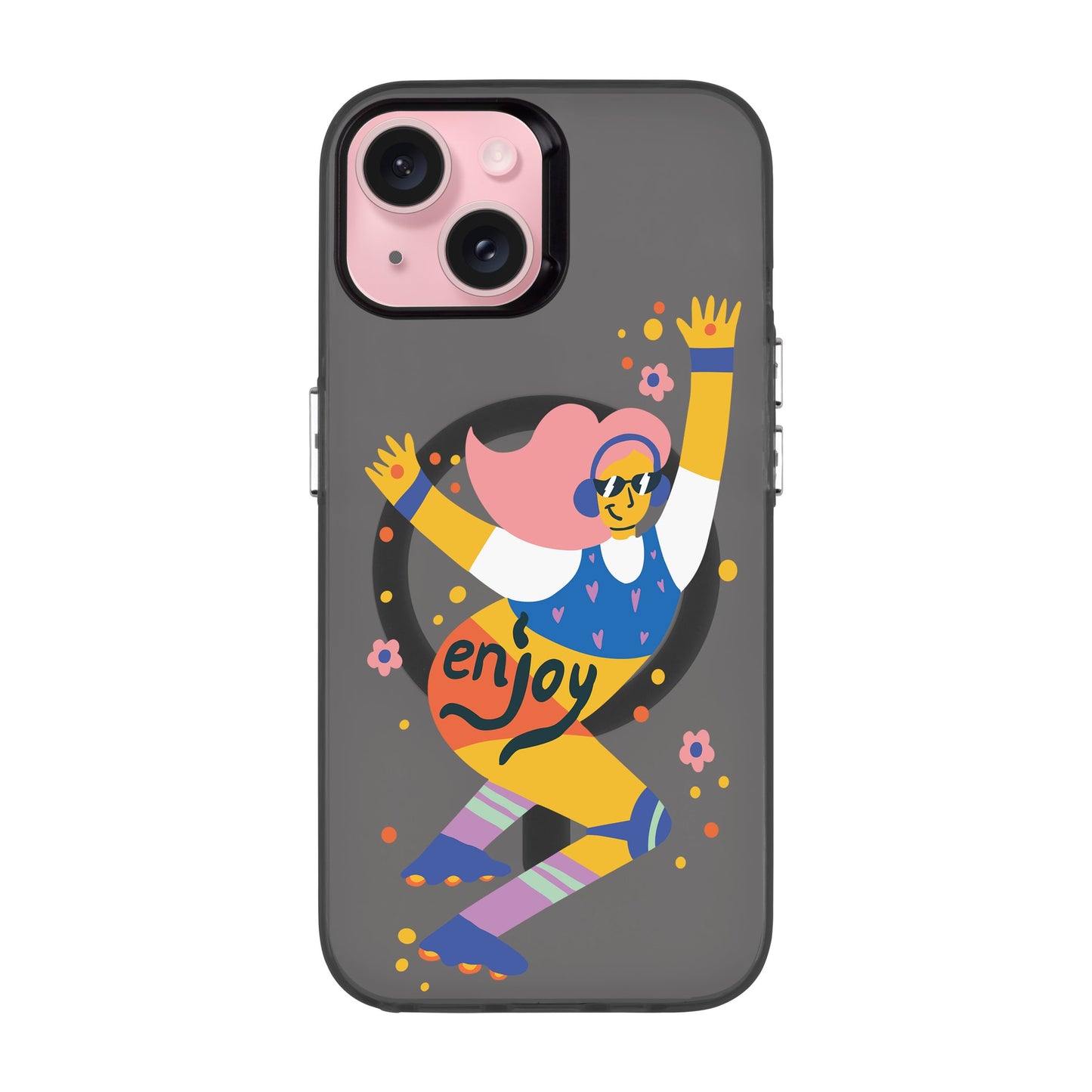 ENJOY-iPhone 15 Hold Kılıf MagSafe Özellikli