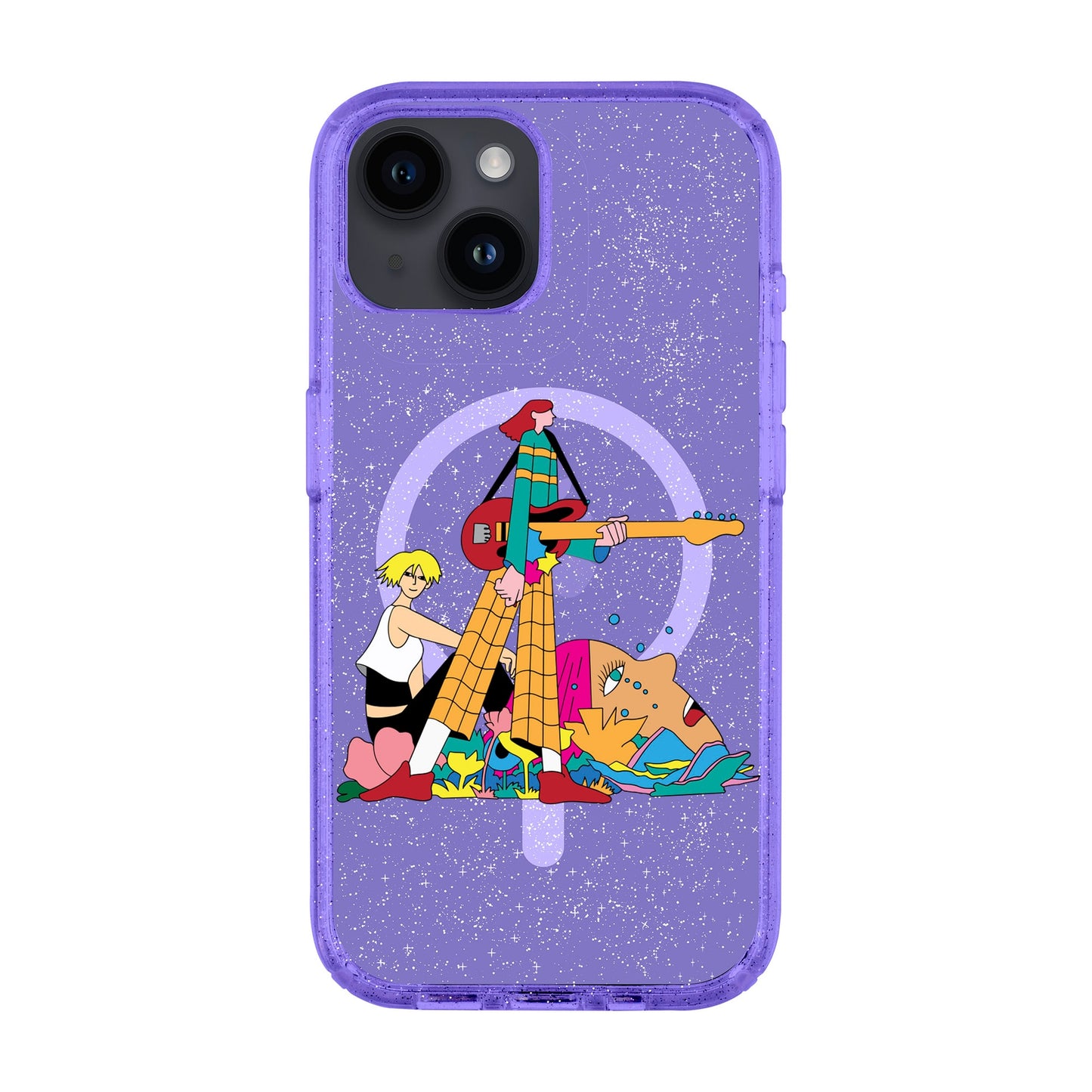 HER BAND-iPhone 14 Shiny Kılıf MagSafe Özellikli