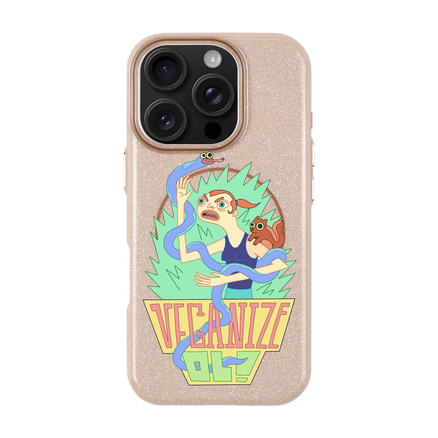 VEGANİZE-iPhone 16 Pro Radiant Kılıf MagSafe Özellikli