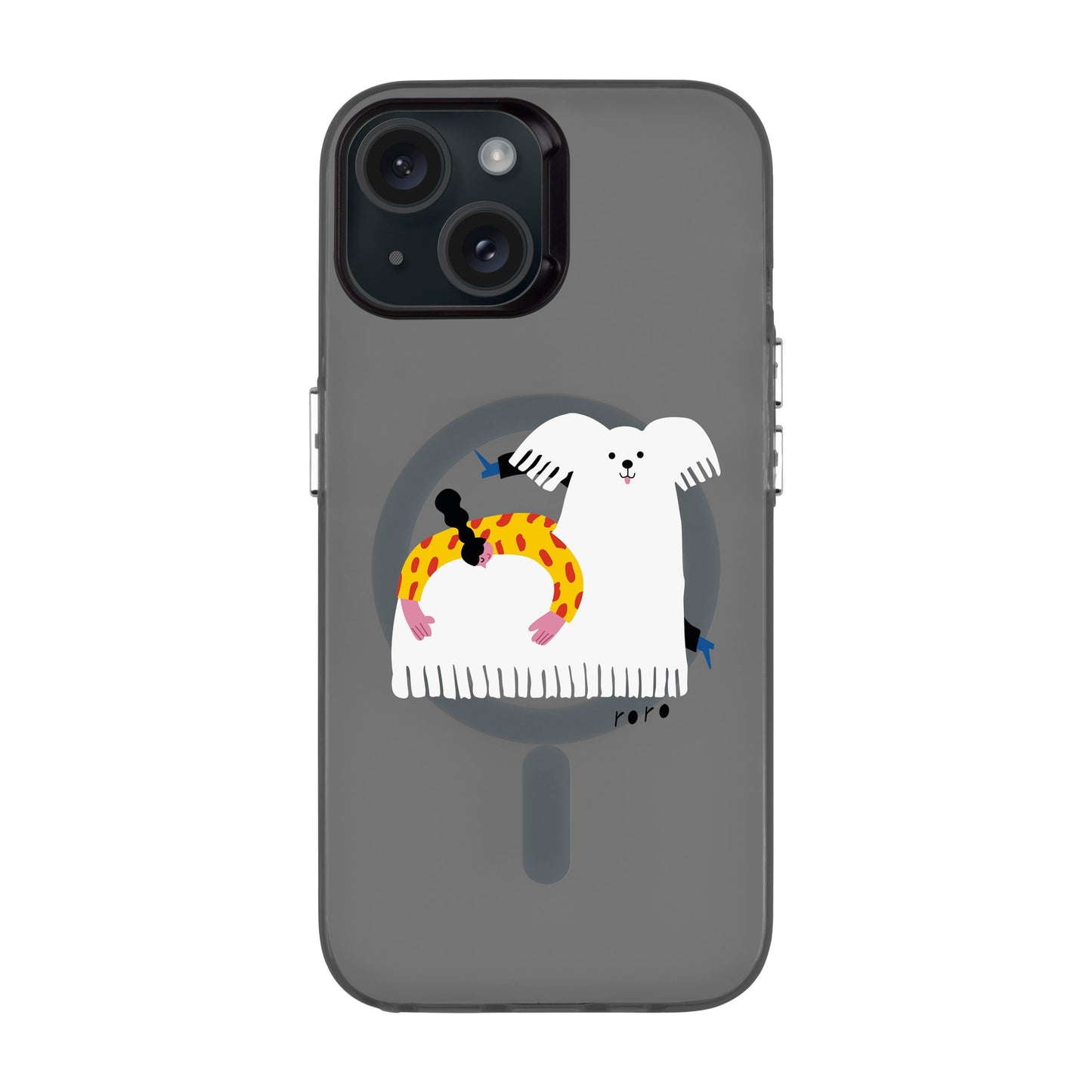 FANCY DOG-iPhone 15 Hold Kılıf MagSafe Özellikli