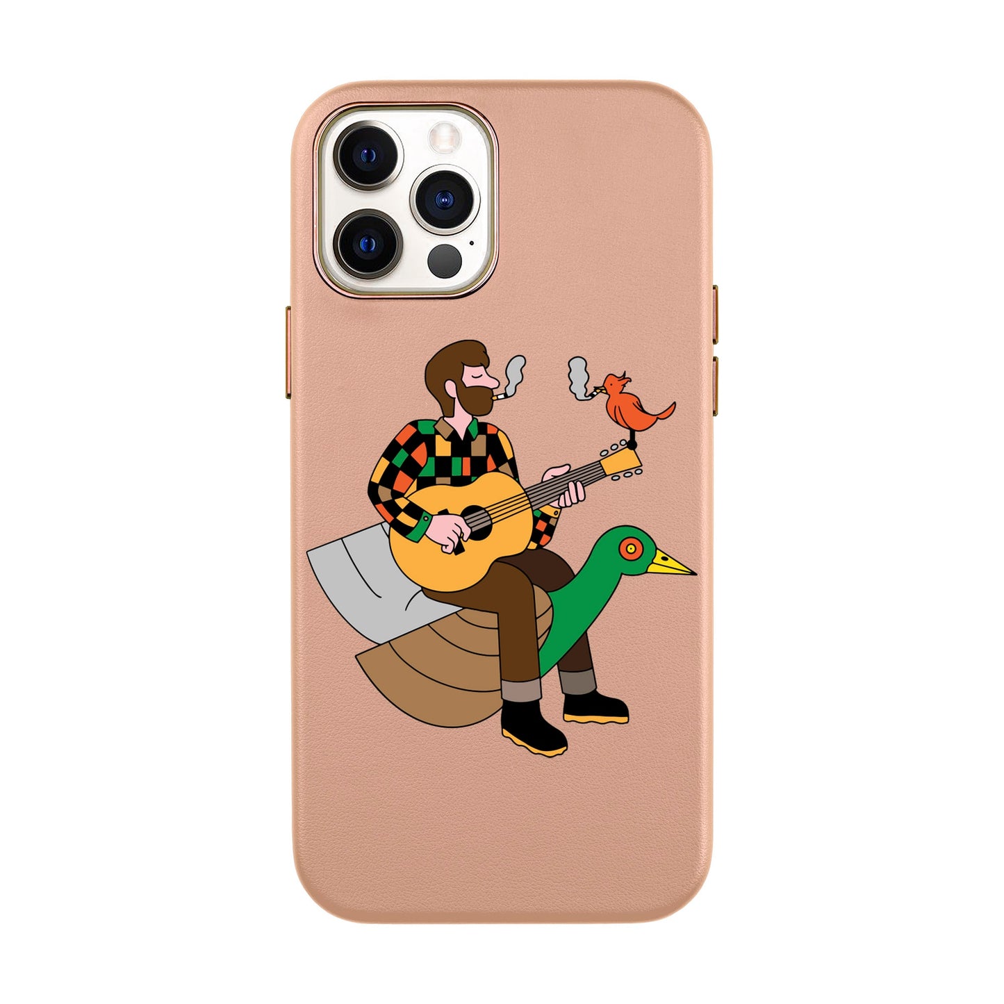 BIRDS OF A FEATHER-iPhone 12 Pro Max Leather Kılıf