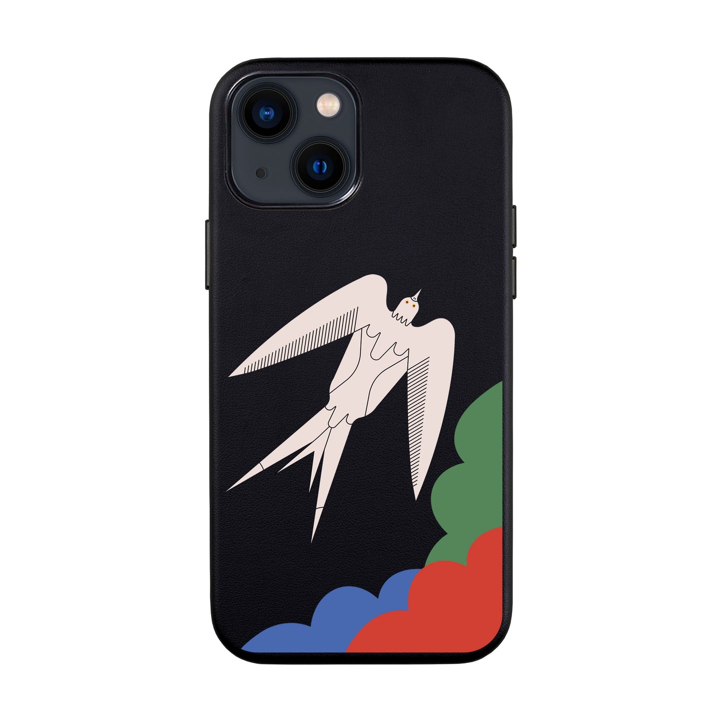 L’OISEAU LIBRE-iPhone 14 Leather Kılıf