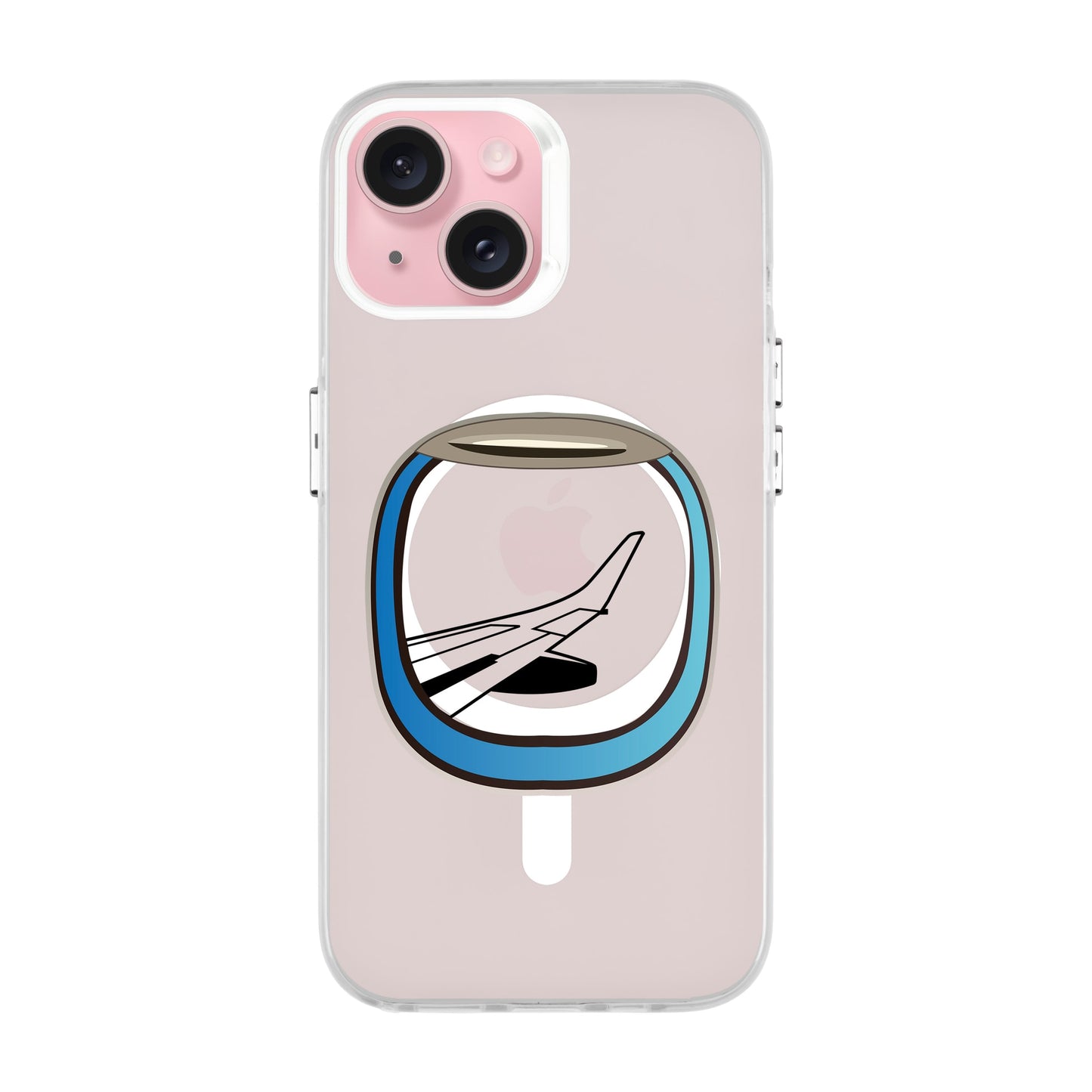 AIRCRAFT WINDOW-iPhone 15 Hold Kılıf MagSafe Özellikli