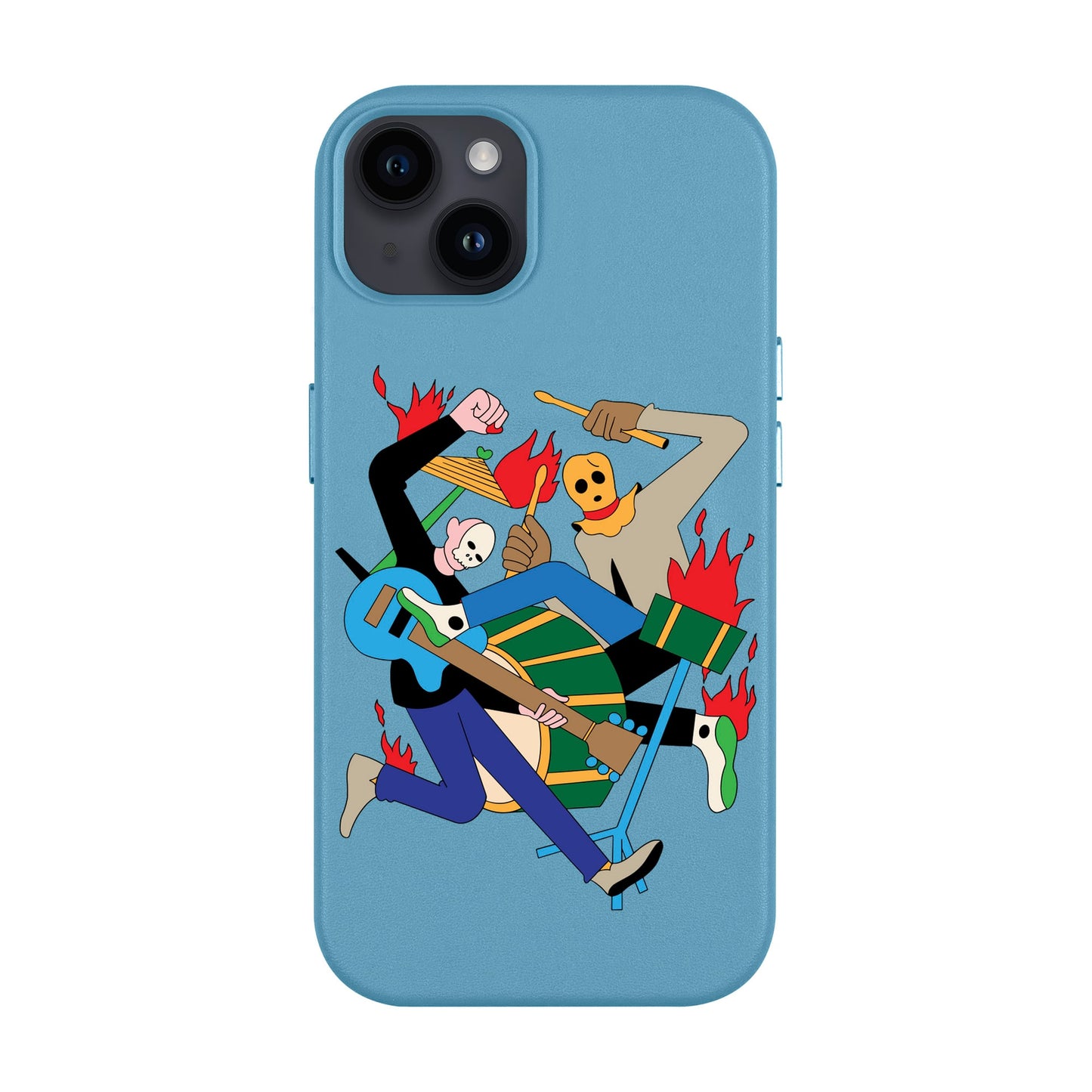 MONSTER MASH-iPhone 14 Plus Leather Kılıf MagSafe Özellikli