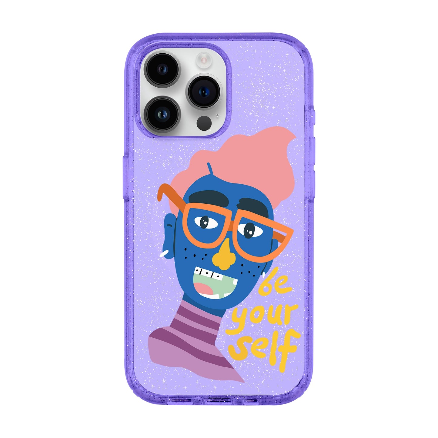 BE YOUR SELF-iPhone 14 Pro Max Shiny Kılıf MagSafe Özellikli