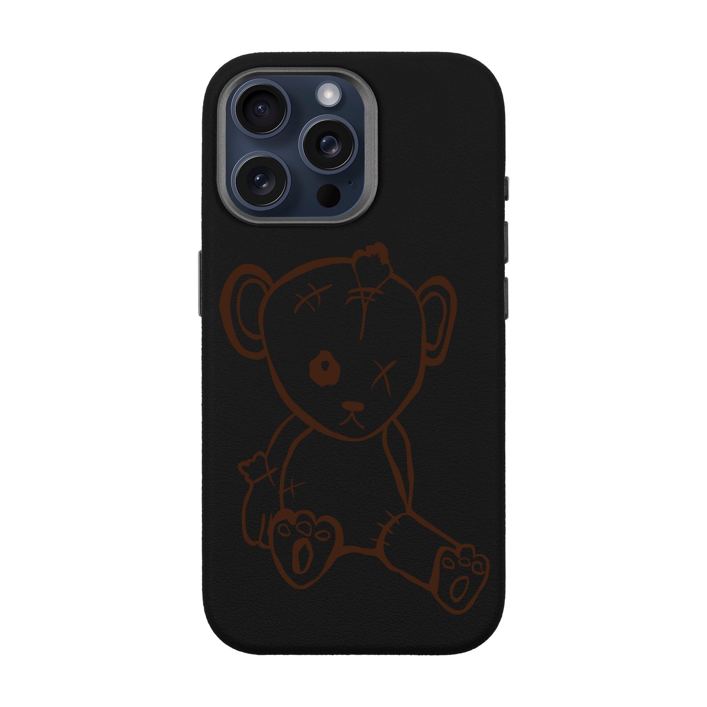 BABY BEAR-iPhone 15 Pro Max Leather Premium Kılıf MagSafe Özellikli