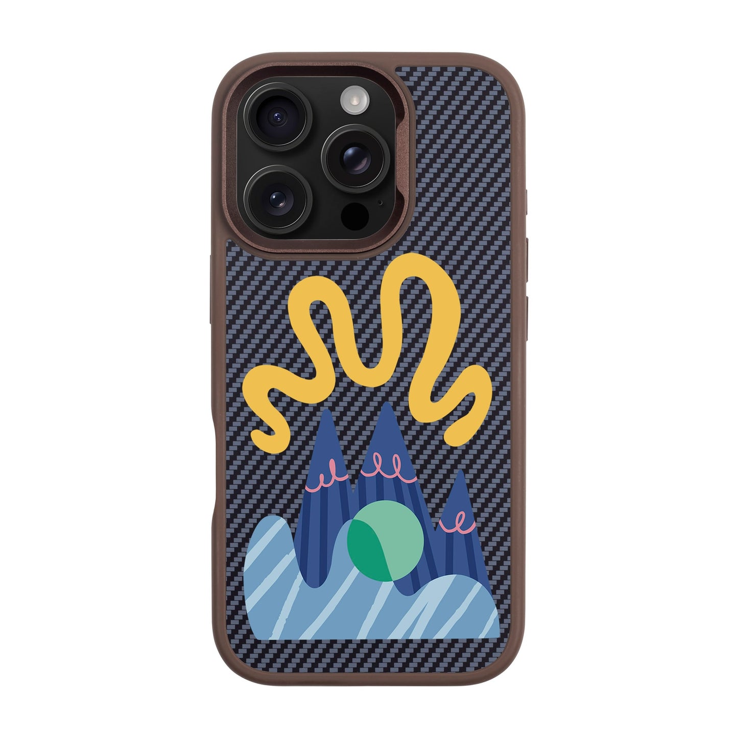 MOUNTAIN-iPhone 16 Pro Plaid Kılıf MagSafe Özellikli