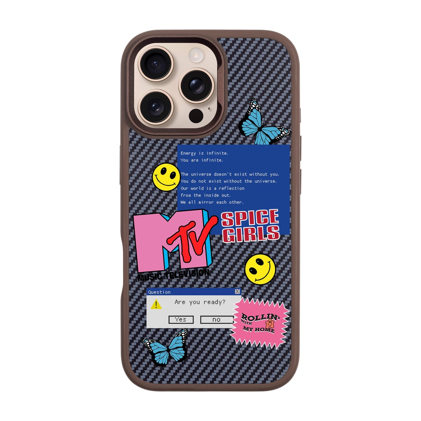 ARE YOU READY-iPhone 16 Pro Max Plaid Kılıf MagSafe Özellikli