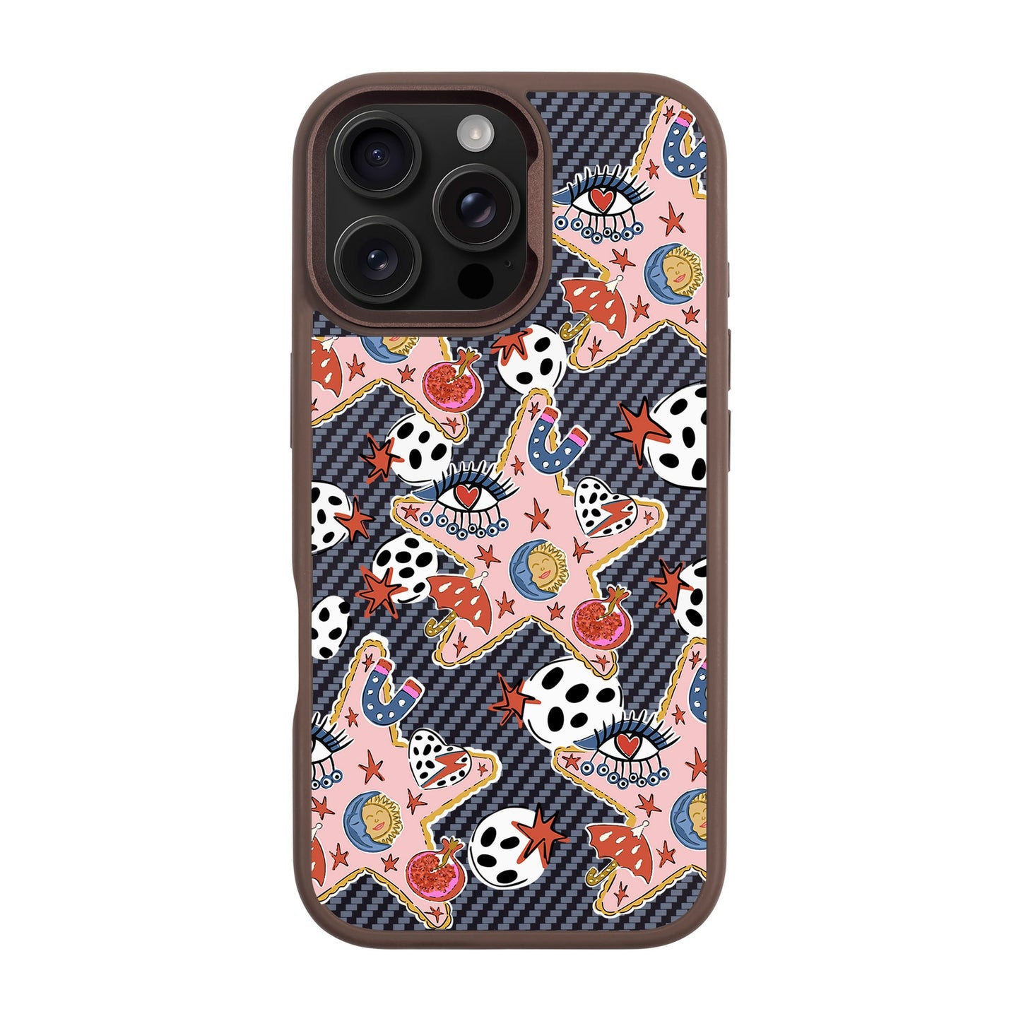 DURUSKO-iPhone 16 Pro Max Plaid Kılıf MagSafe Özellikli