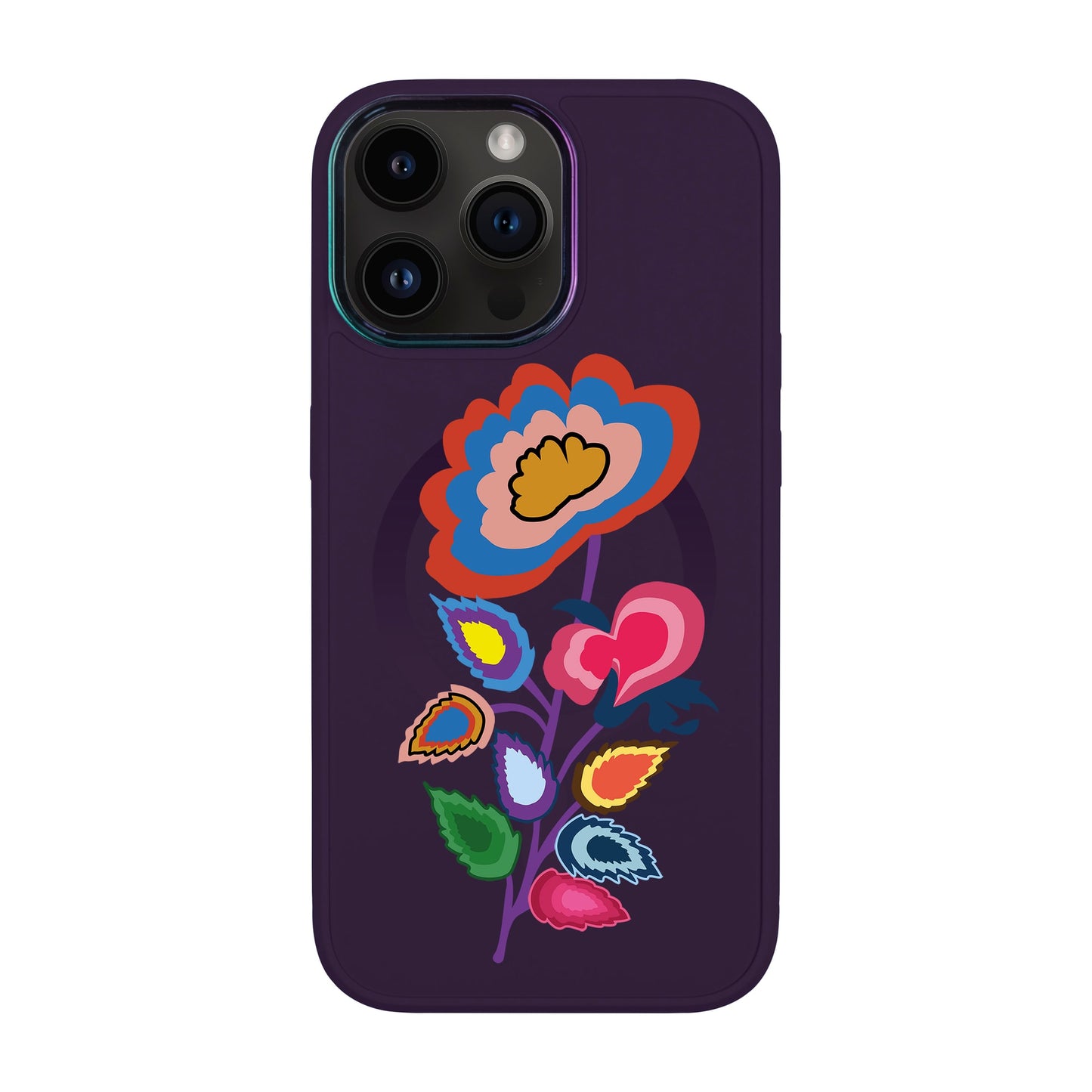 KNITTED FLOWER-iPhone 14 Pro Max Vigor Kılıf MagSafe Özellikli