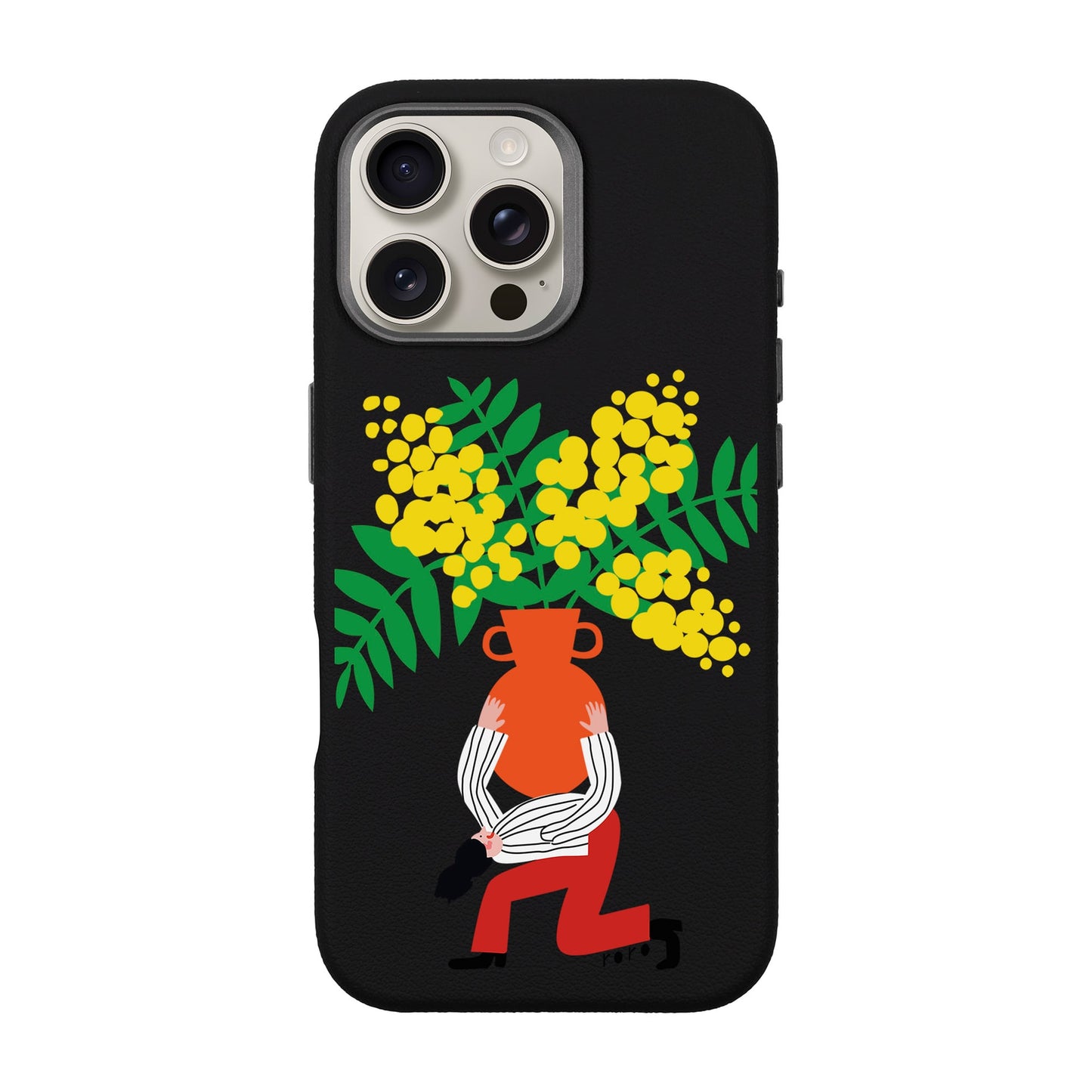 VASE-iPhone 16 Pro Max Leather Premium Kılıf MagSafe Özellikli