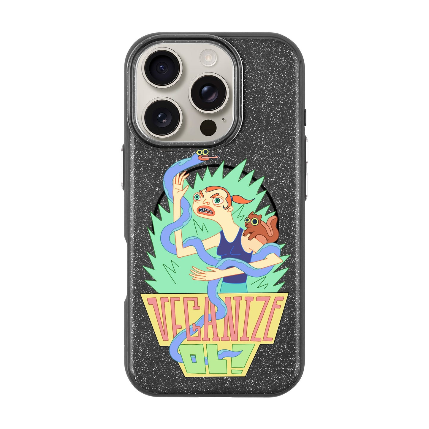VEGANİZE-iPhone 16 Pro Radiant Kılıf MagSafe Özellikli