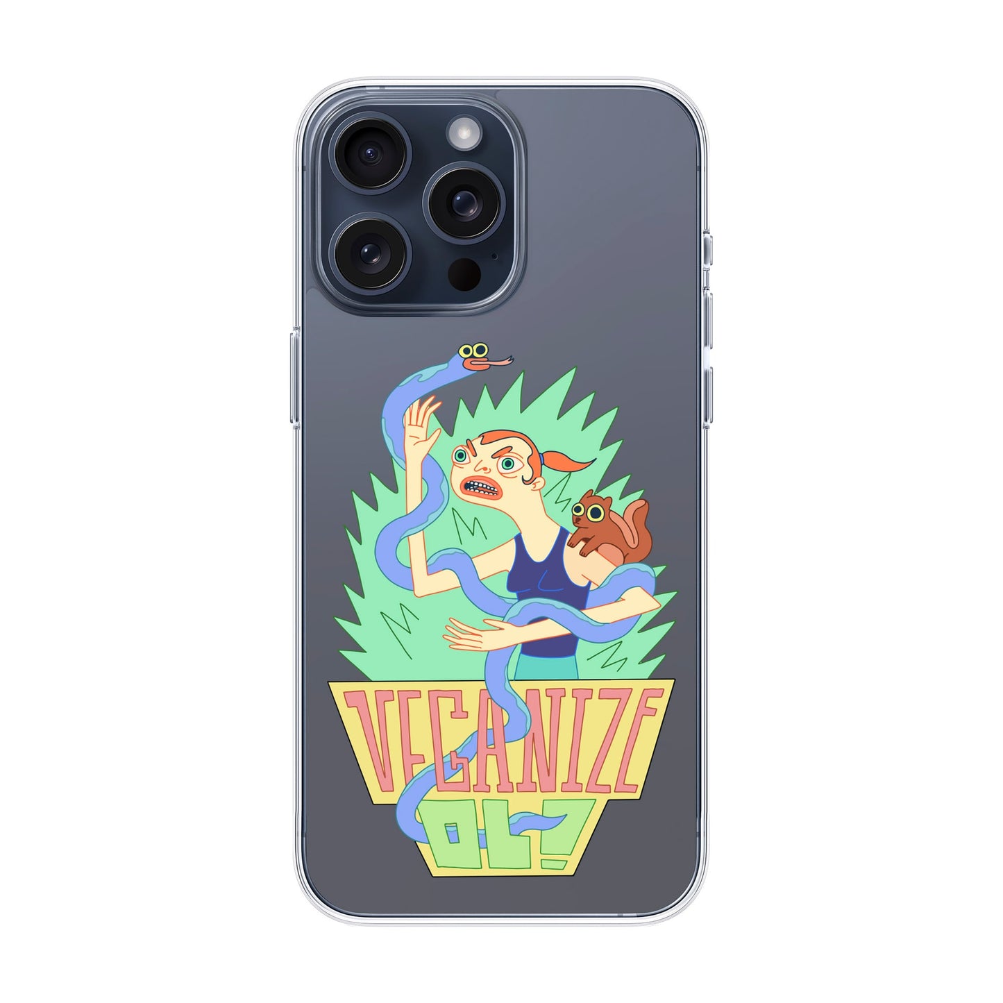 VEGANİZE-iPhone 15 Pro Max Solid Kılıf
