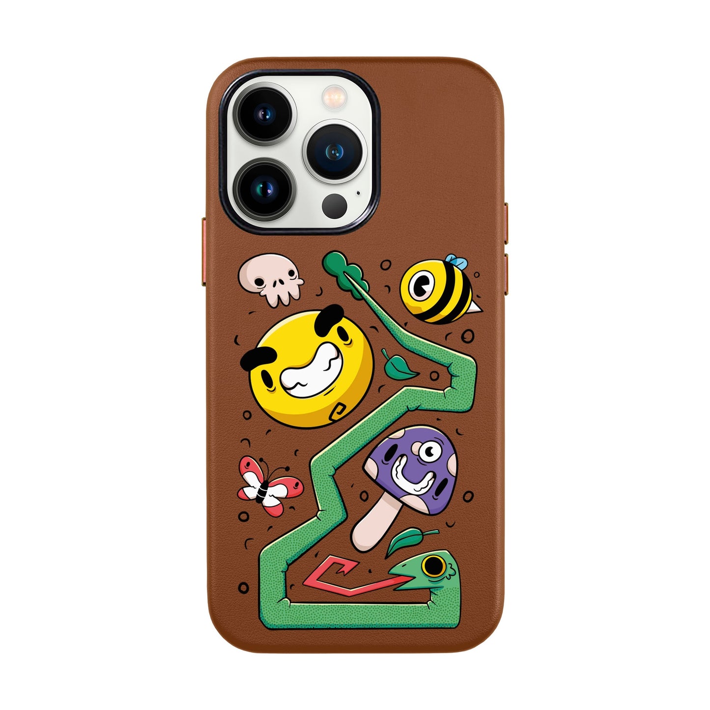 NADUR-iPhone 13 Pro Max Leather Kılıf