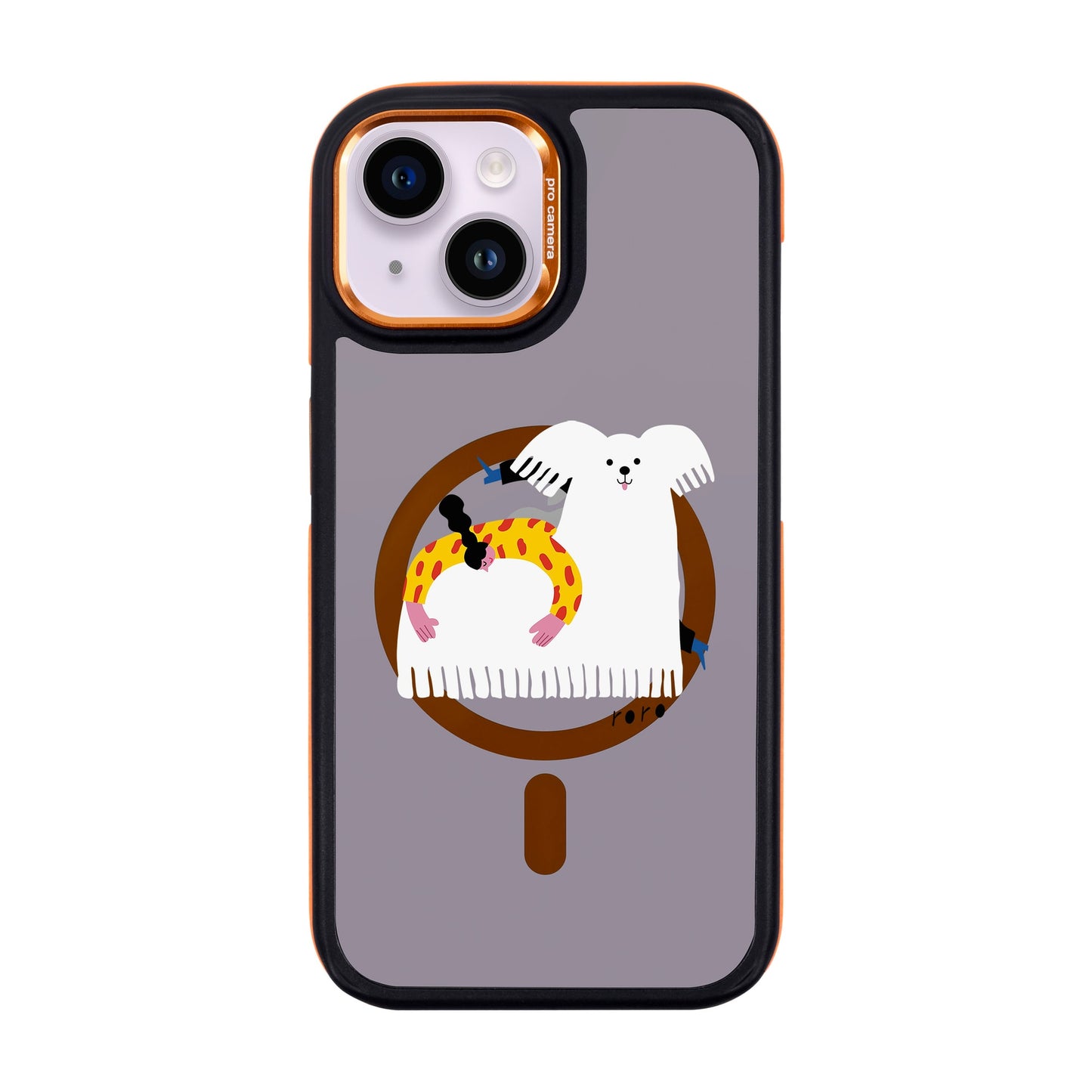 FANCY DOG-iPhone 13 Dark Kılıf MagSafe Özellikli