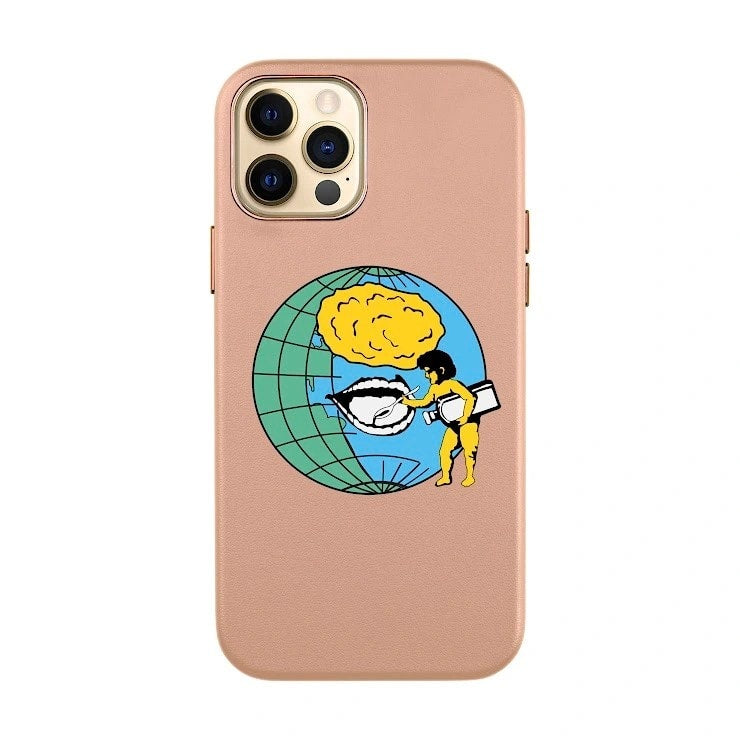 CREATIVE-iPhone 12 Pro Max Leather Kılıf