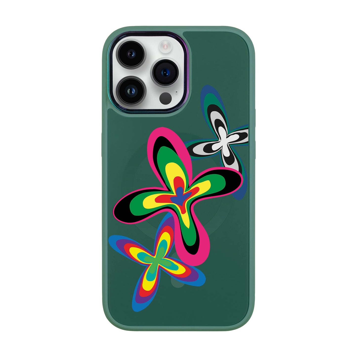 COLOR FLOWER-iPhone 14 Pro Max Vigor Kılıf MagSafe Özellikli