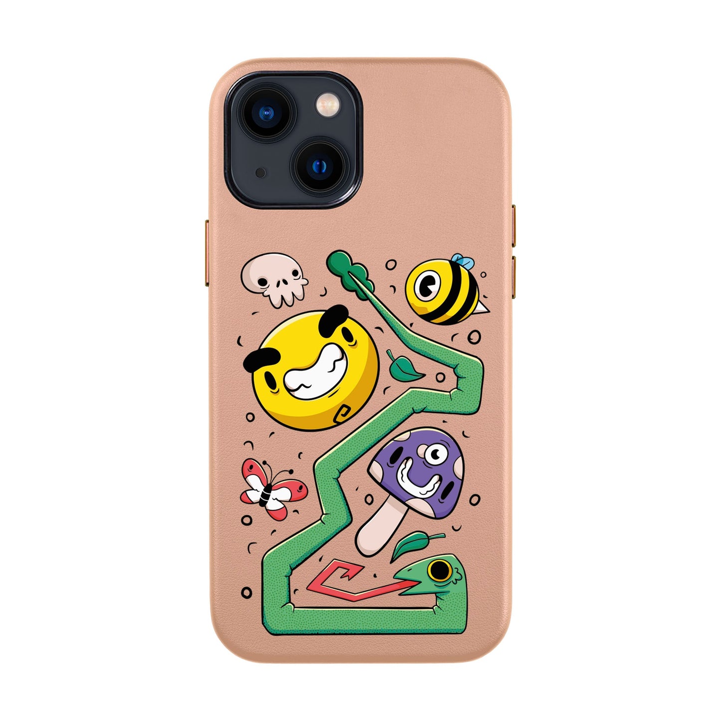 NADUR-iPhone 14 Leather Kılıf