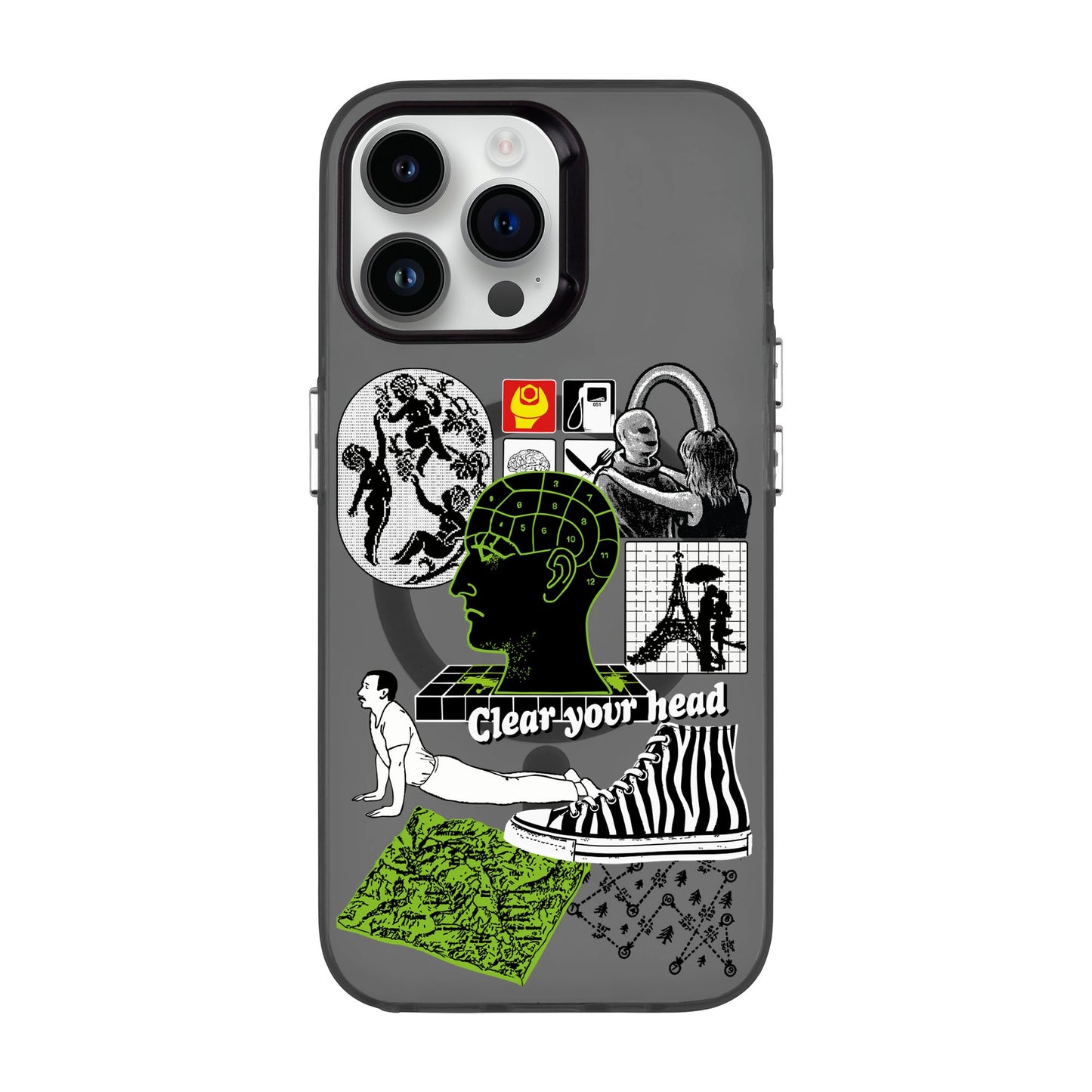 CLEAR YOUR HEAD-iPhone 14 Pro Max Hold Kılıf MagSafe Özellikli
