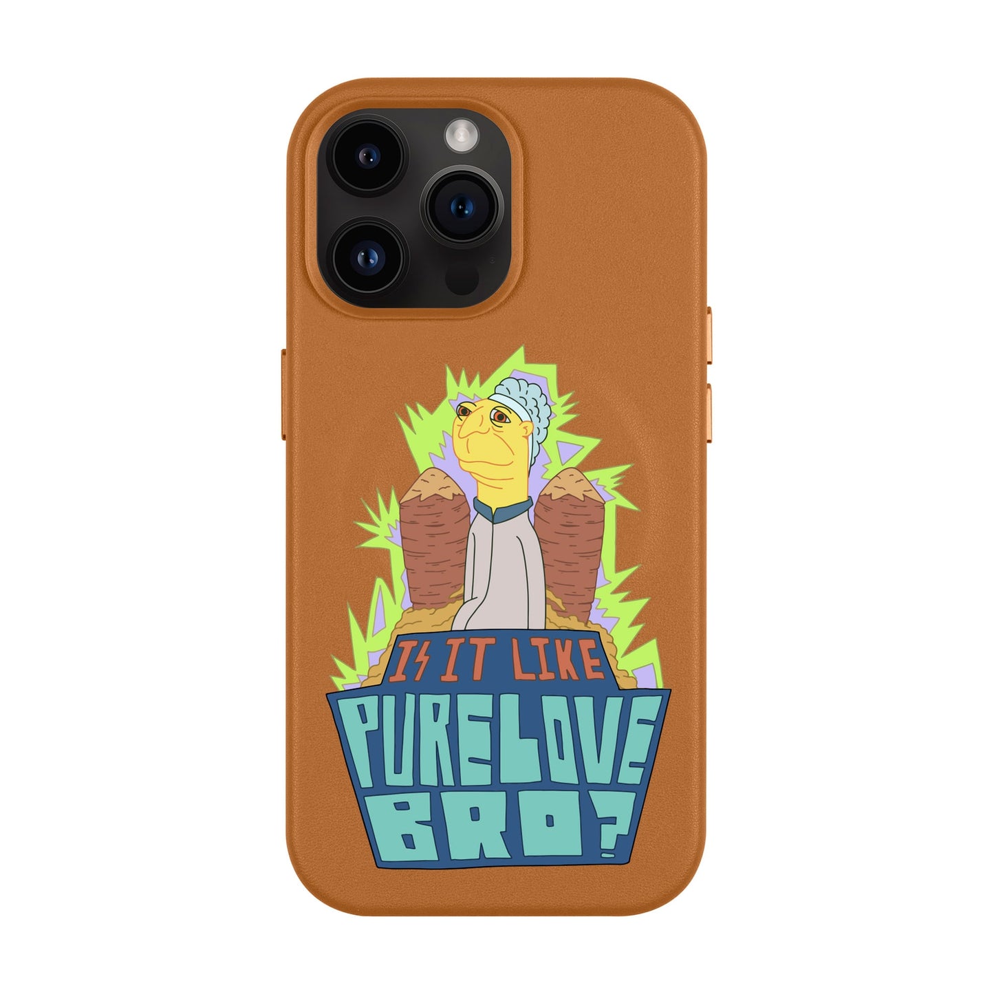 PURE LOVE-iPhone 14 Pro Max Leather Kılıf MagSafe Özellikli