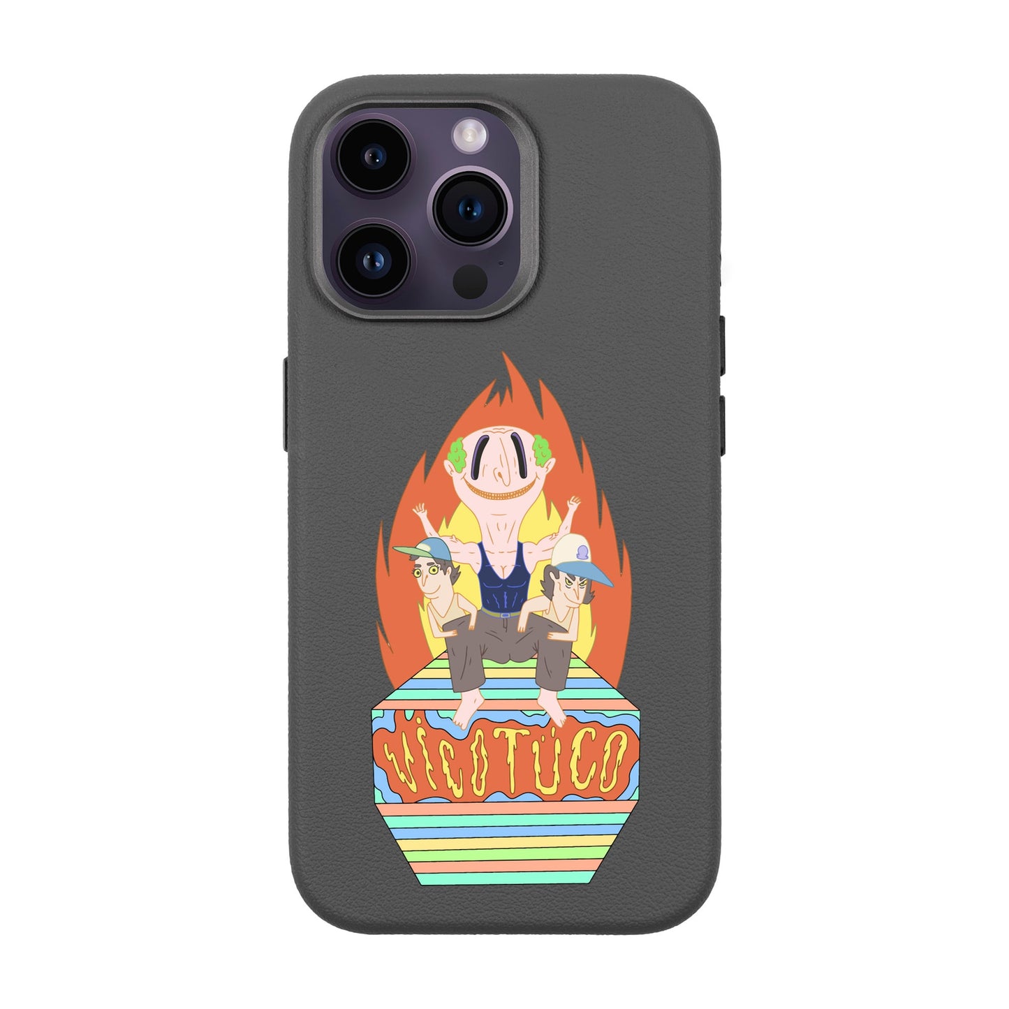 VİCOTÜCO ADAM-iPhone 14 Pro Max Leather Premium Kılıf MagSafe Özellikli