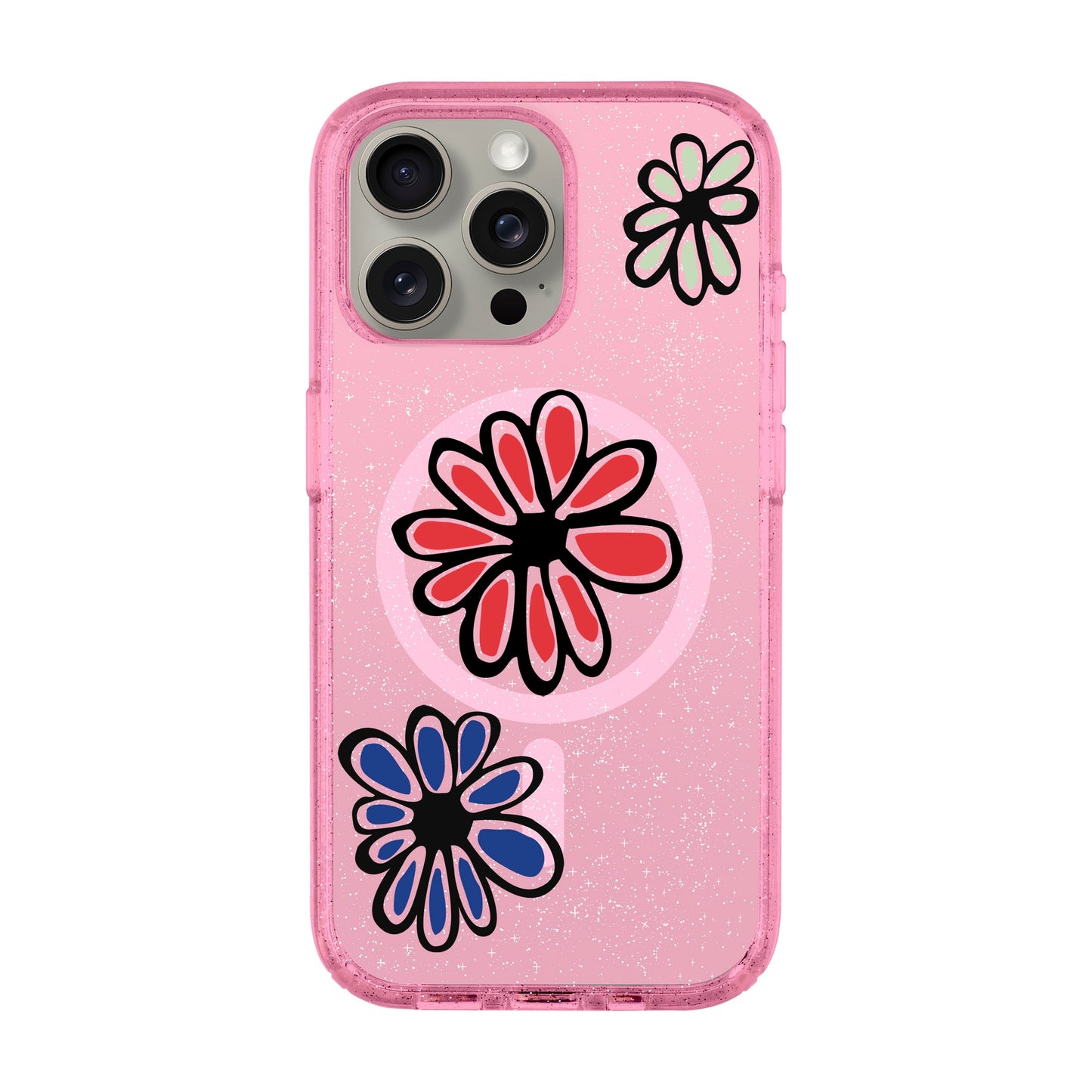 FLORIST-iPhone 15 Pro Max Shiny Kılıf MagSafe Özellikli