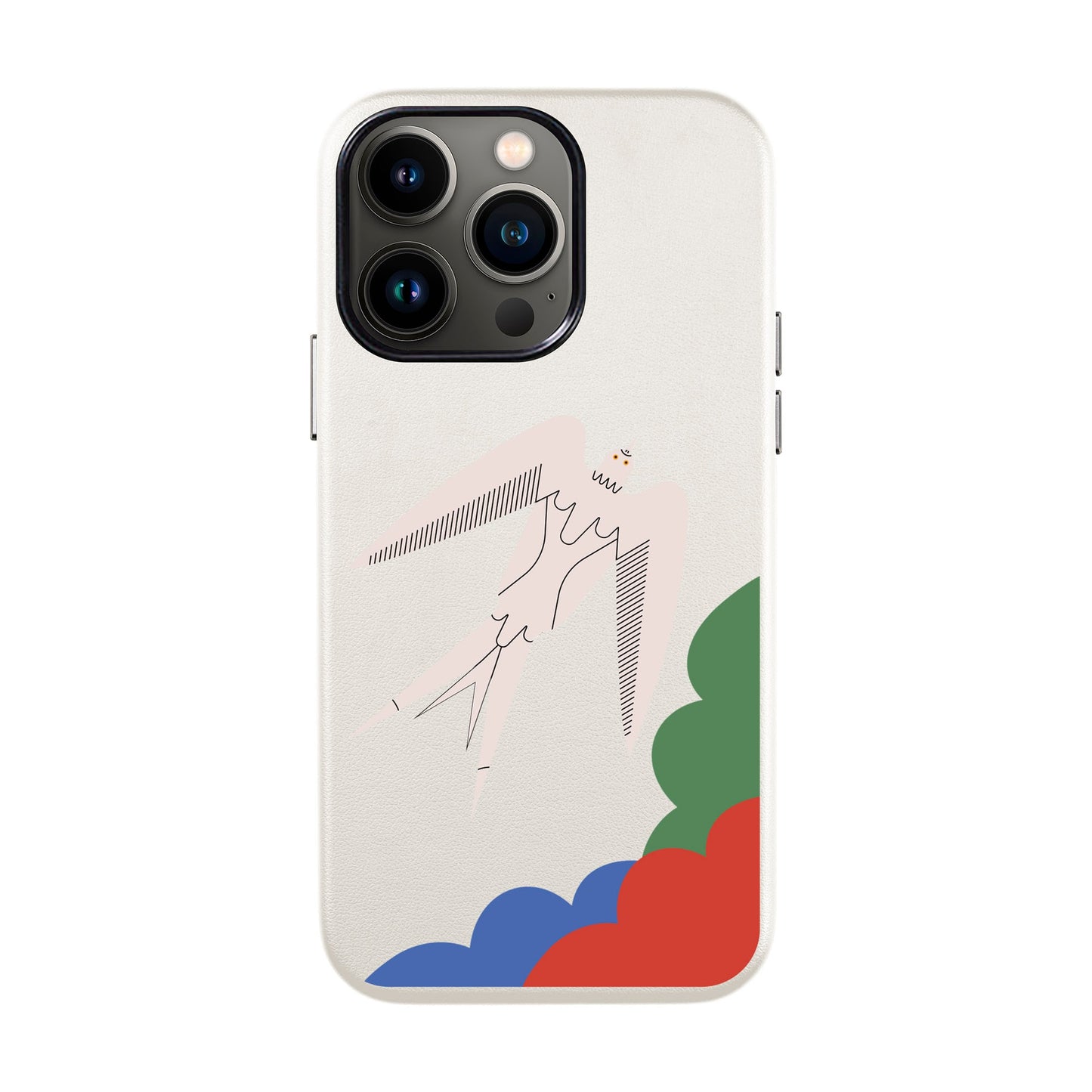 L’OISEAU LIBRE-iPhone 13 Pro Max Leather Kılıf
