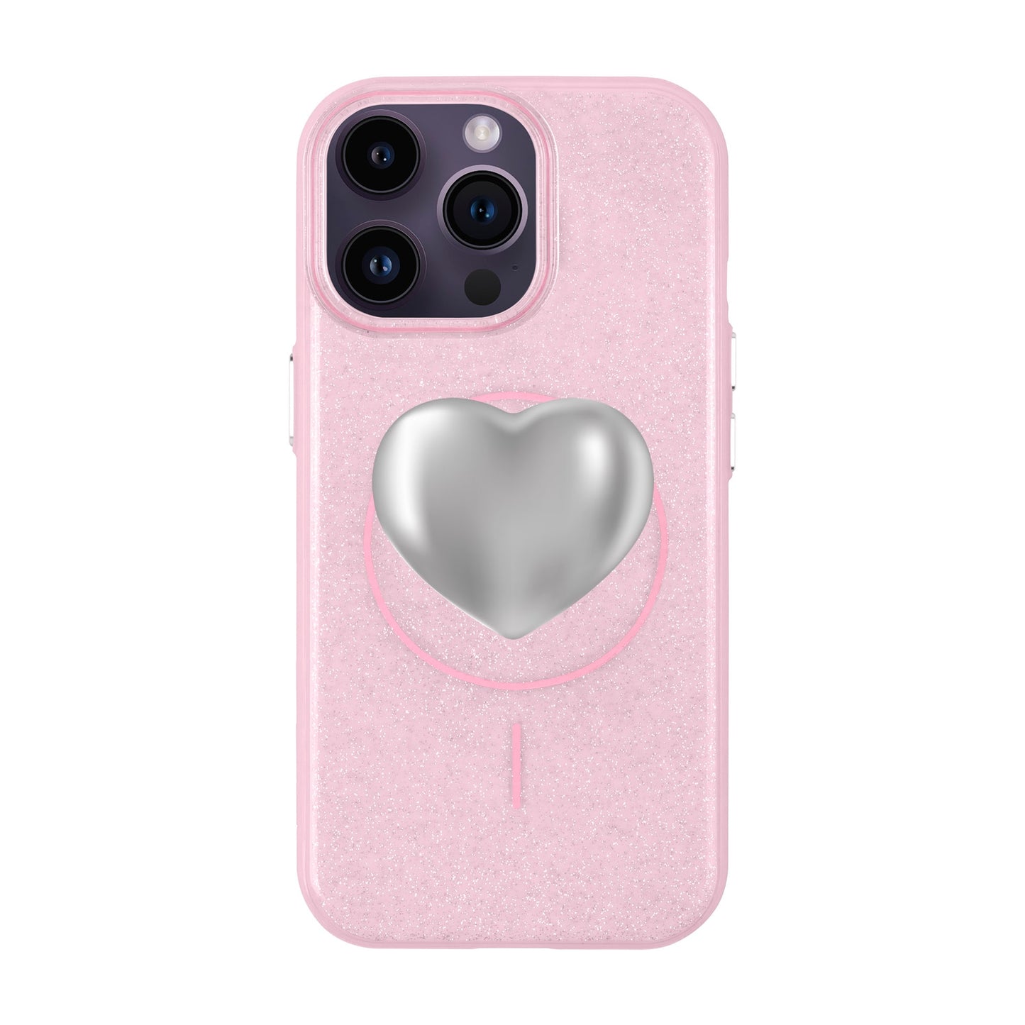 SILVER HEART-iPhone 14 Pro Max Radiant Kılıf MagSafe Özellikli