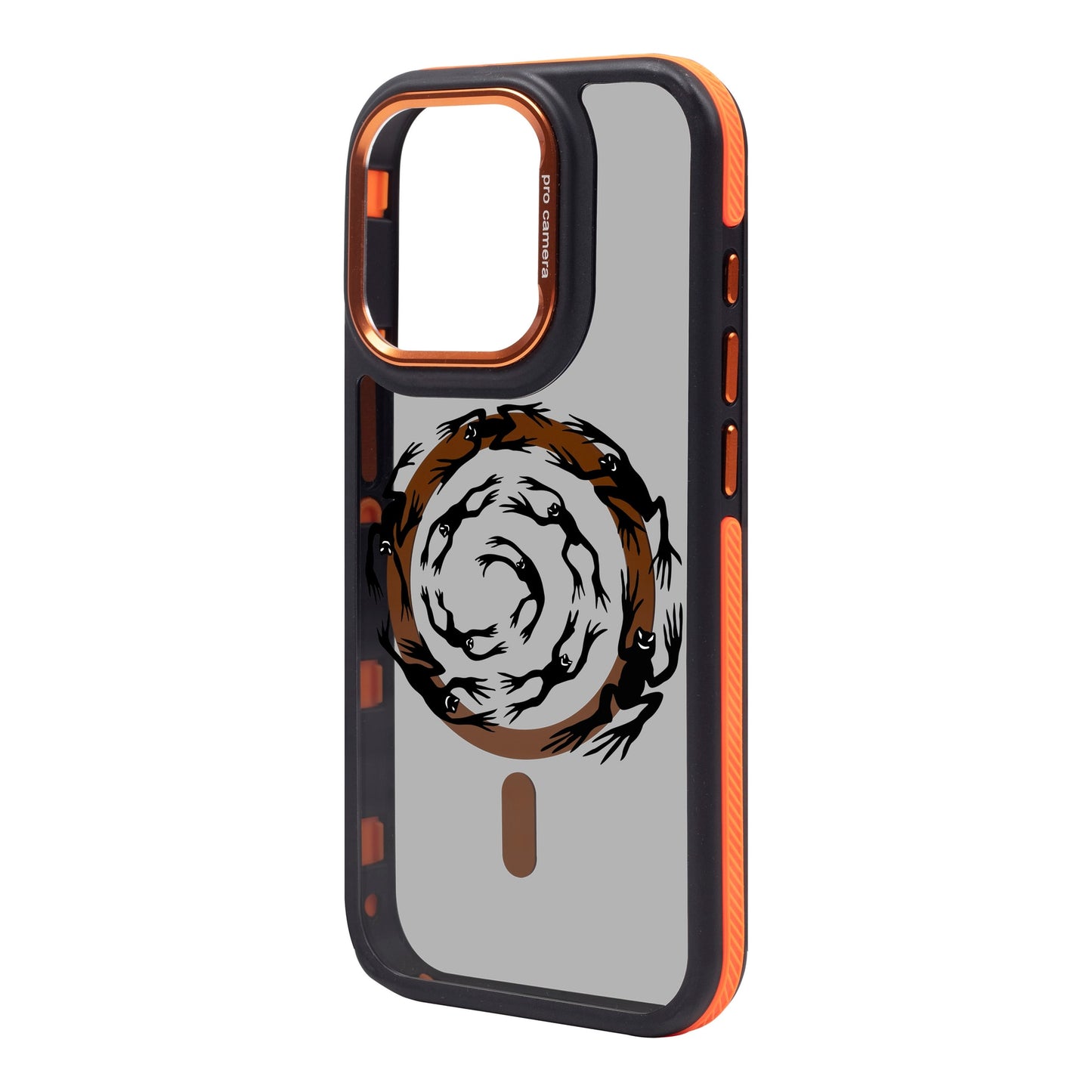 SWIRLING FROGS-iPhone 11 Dark Kılıf MagSafe Özellikli
