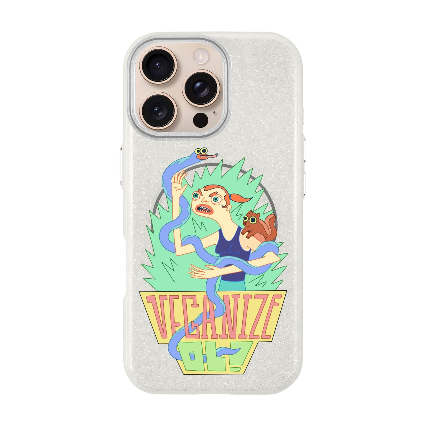 VEGANİZE-iPhone 16 Pro Max Radiant Kılıf MagSafe Özellikli