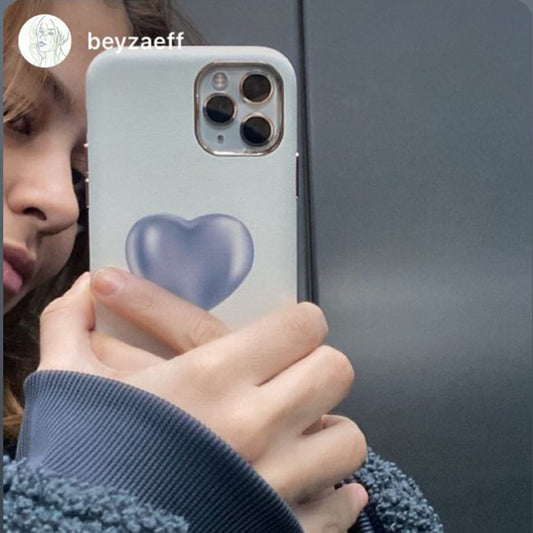 SILVER HEART-iPhone 11 Leather Kılıf