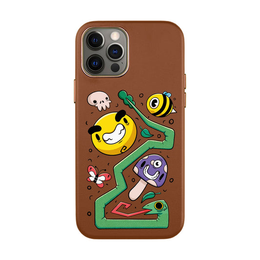 NADUR-iPhone XR Leather Kılıf