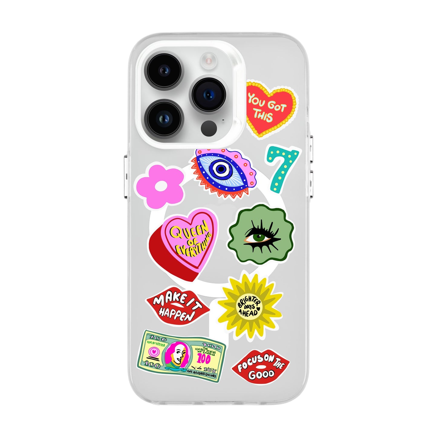 HM STICKERS-iPhone 14 Pro Hold Kılıf MagSafe Özellikli