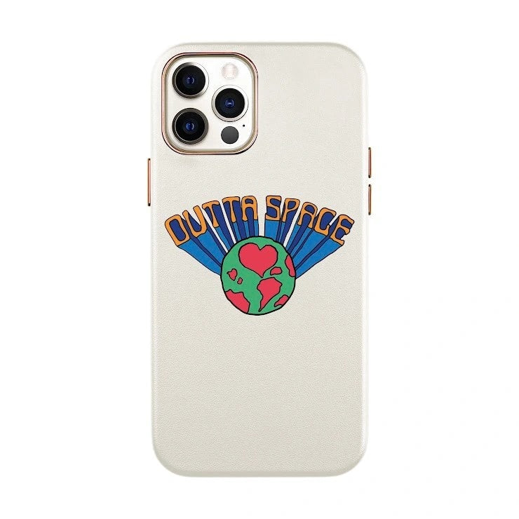 SPACE-iPhone XR Leather Kılıf
