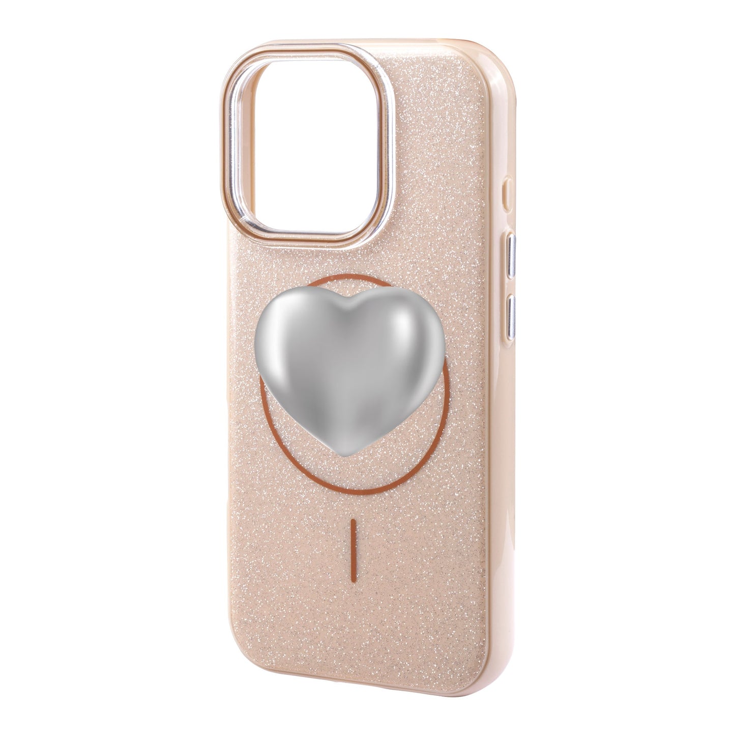 SILVER HEART-iPhone 16 Plus Radiant Kılıf MagSafe Özellikli