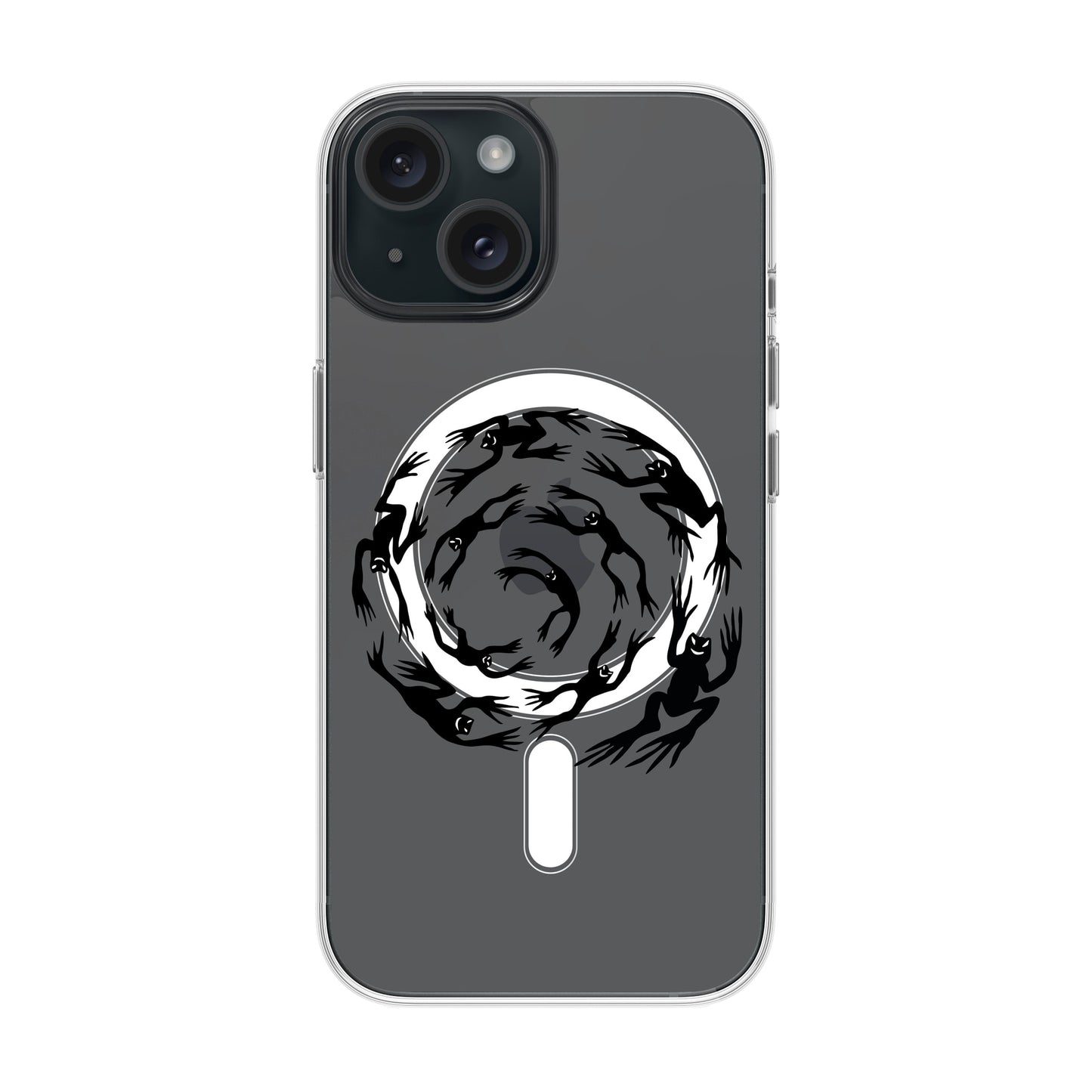 SWIRLING FROG-iPhone 15 Solid Kılıf MagSafe Özellikli