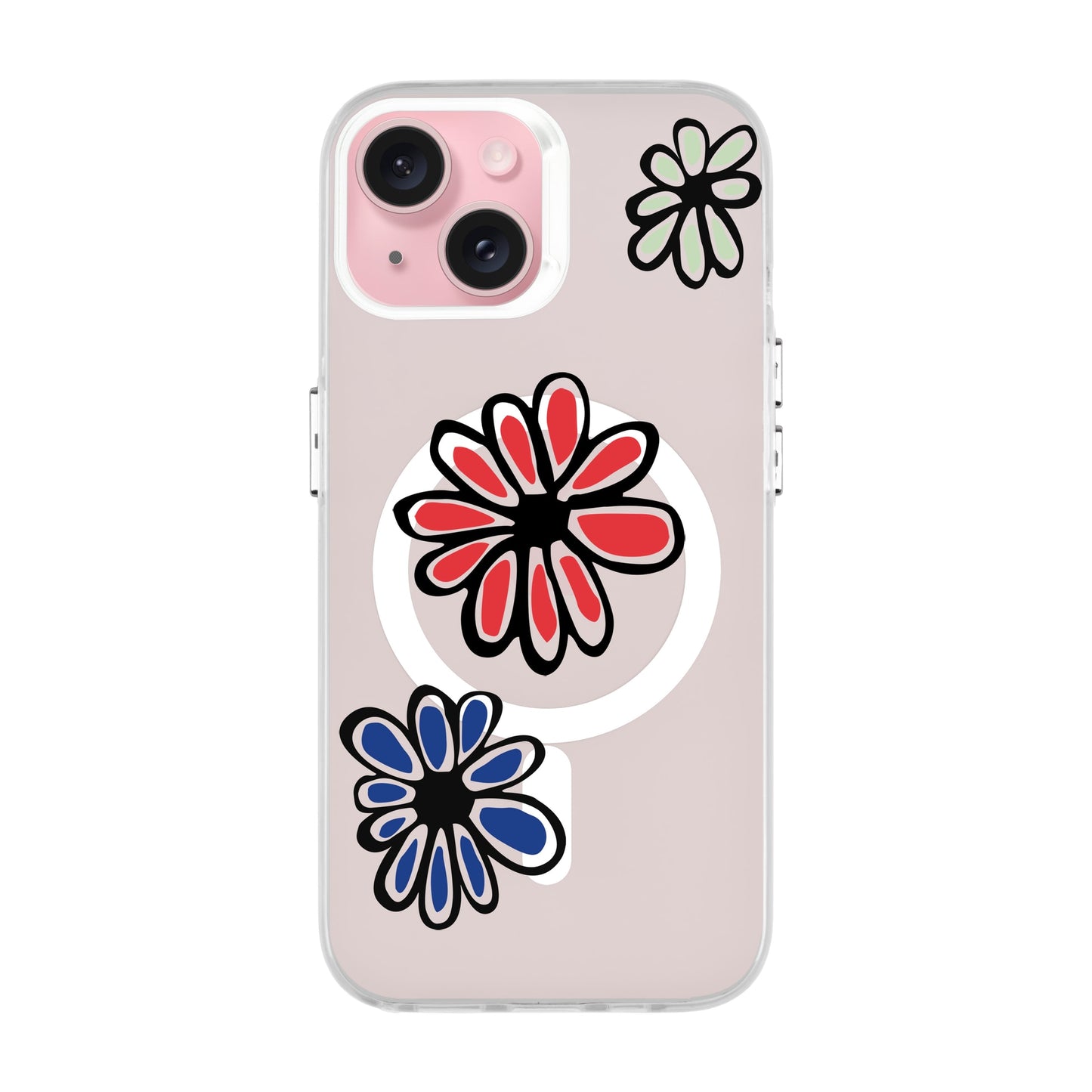 FLORIST-iPhone 15 Hold Kılıf MagSafe Özellikli
