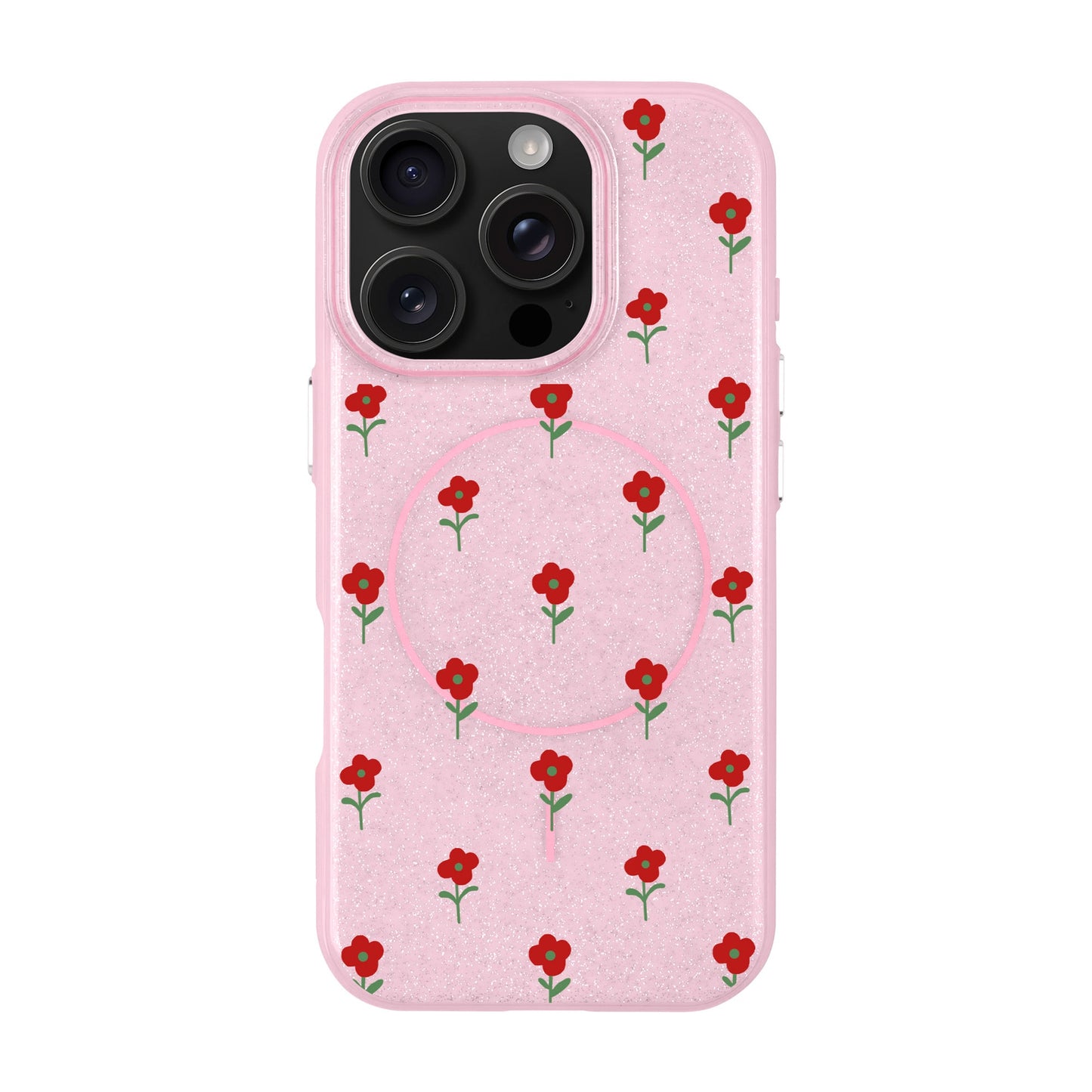 FLOWER POWER-iPhone 16 Pro Radiant Kılıf MagSafe Özellikli