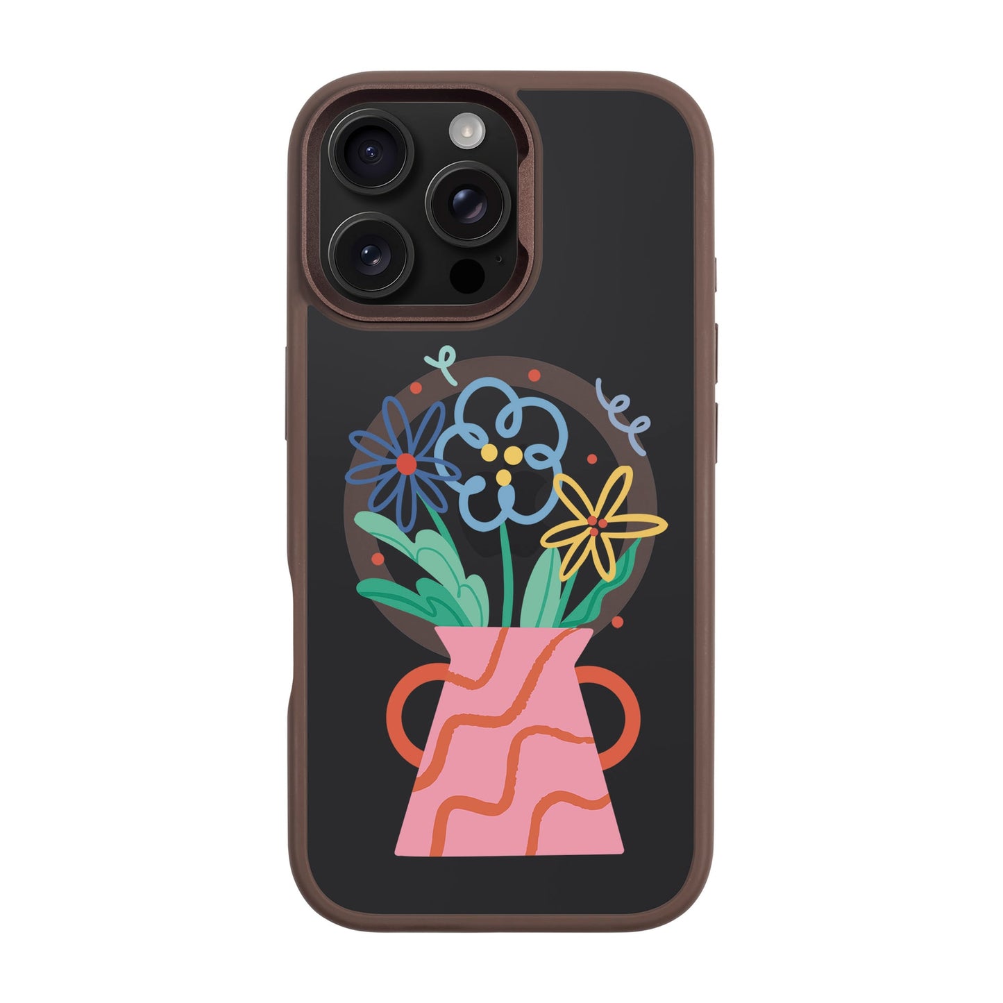 PINK VASE-iPhone 16 Pro Max Rise Kılıf MagSafe Özellikli