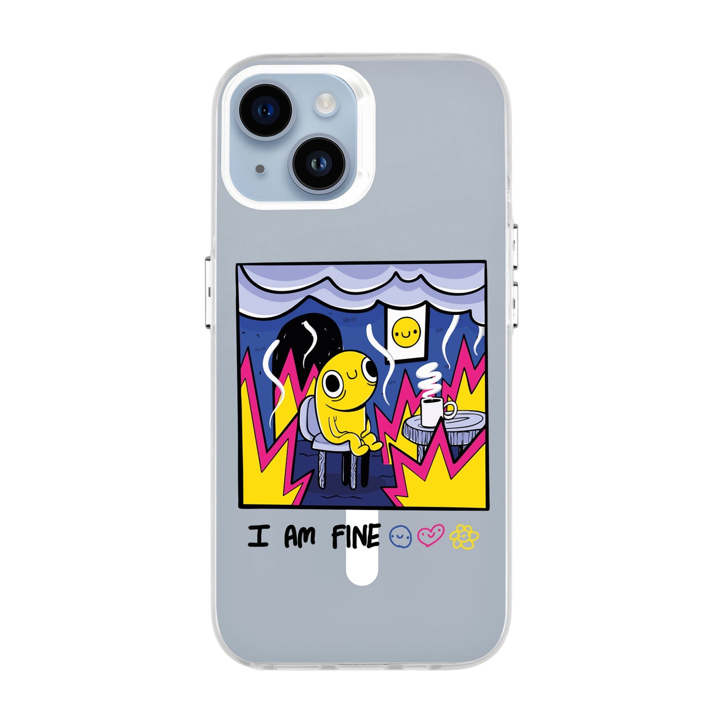 I AM FINE-iPhone 14 Hold Kılıf MagSafe Özellikli