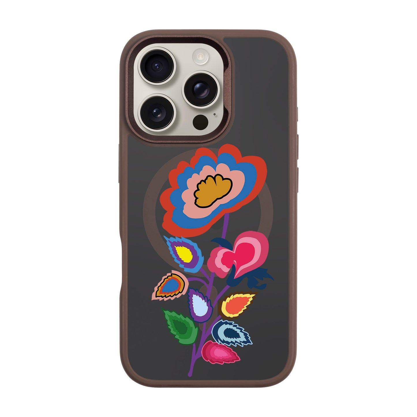 KNITTED FLOWER-iPhone 16 Pro Rise Kılıf MagSafe Özellikli