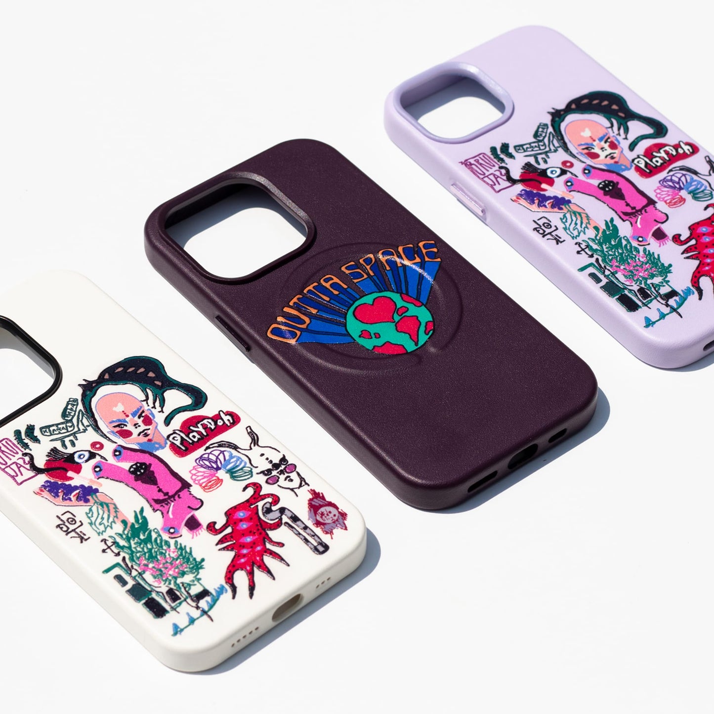 OUTTA SPACE-iPhone 14 Pro Max Leather Kılıf MagSafe Özellikli