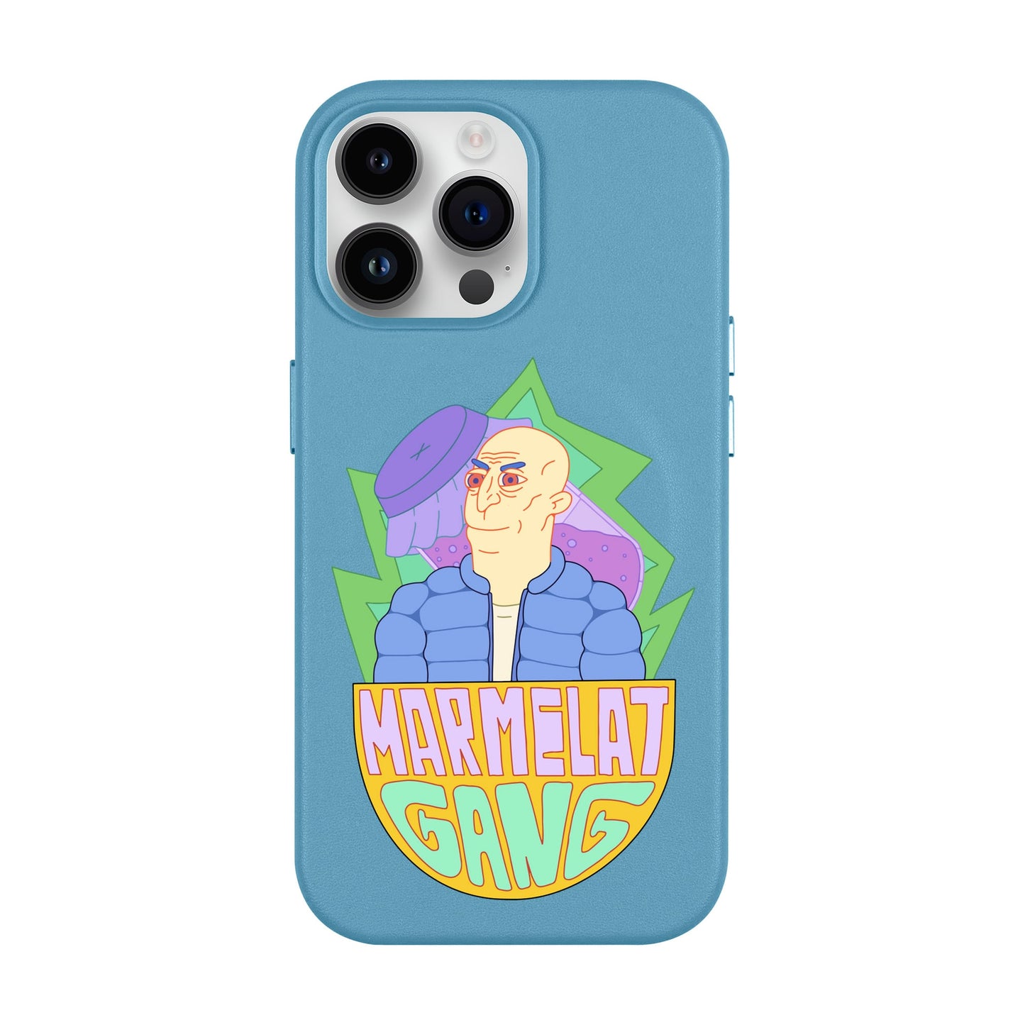 MARMELAT GANG-iPhone 14 Pro Max Leather Kılıf MagSafe Özellikli