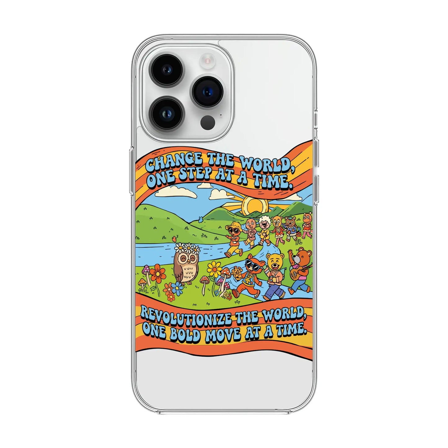 CHANGE THE WORLD-iPhone 14 Pro Max Solid Kılıf